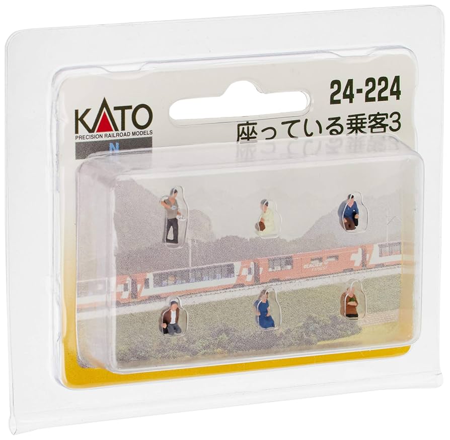 (未使用･未開封品)　KATO Nゲージ 座っている乗客3 24-224 ジオラマ用品 df5ndr3 Amazon | KATO Nゲージ 座っている乗客3 24-224 ジオラマ用品