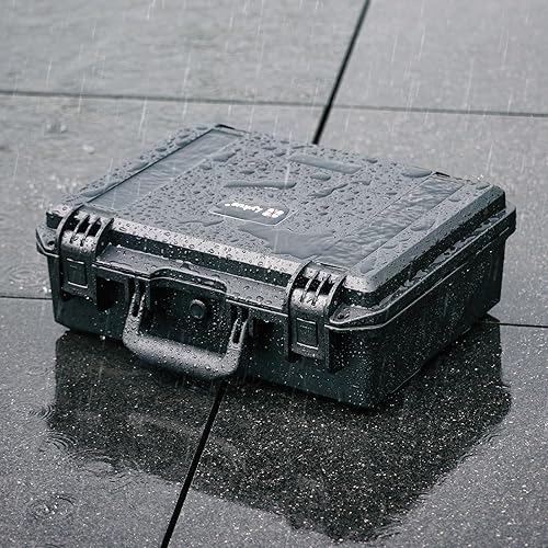 Miniatura 7 de Lykus Titan M350 - Funda rígida impermeable para DJI Mavic 3 ProClassic, RC Pro y DJI RC simultáneamente, compatible con cordón RC solo funda