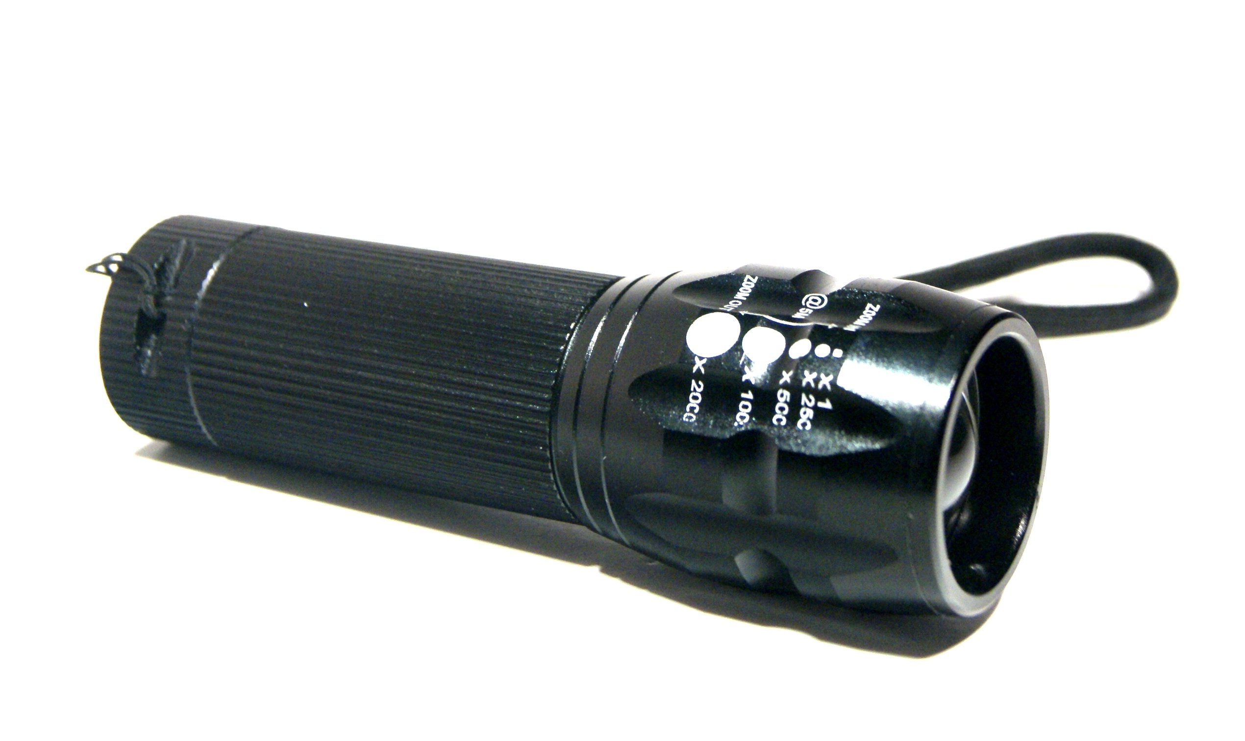 240 Lumen Zoomable CREE Q5 LED AAA Flashlight Torch Zoom Lamp Light