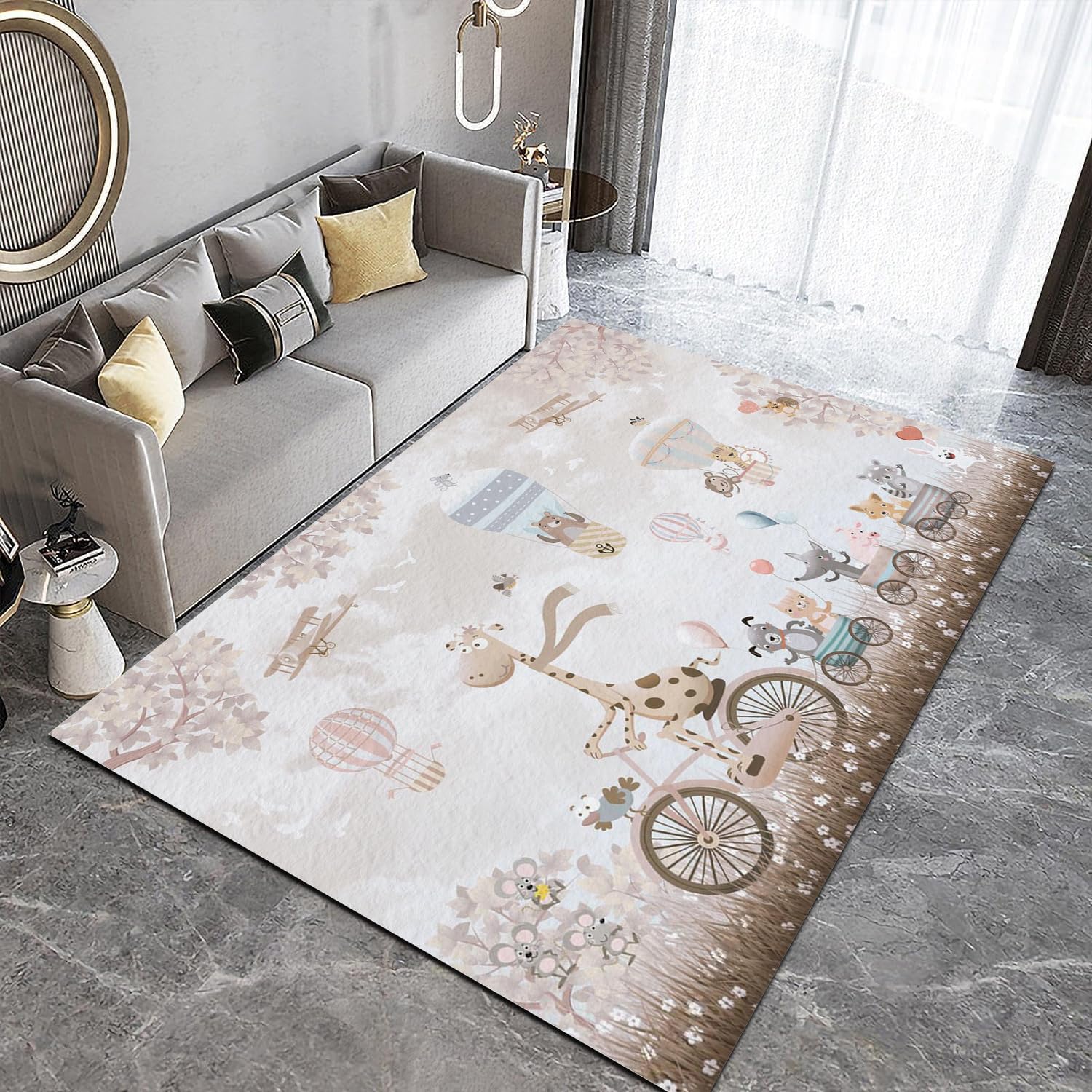 Paillasson intérieur lavable 60x90 pour éviter les chutes des enfants