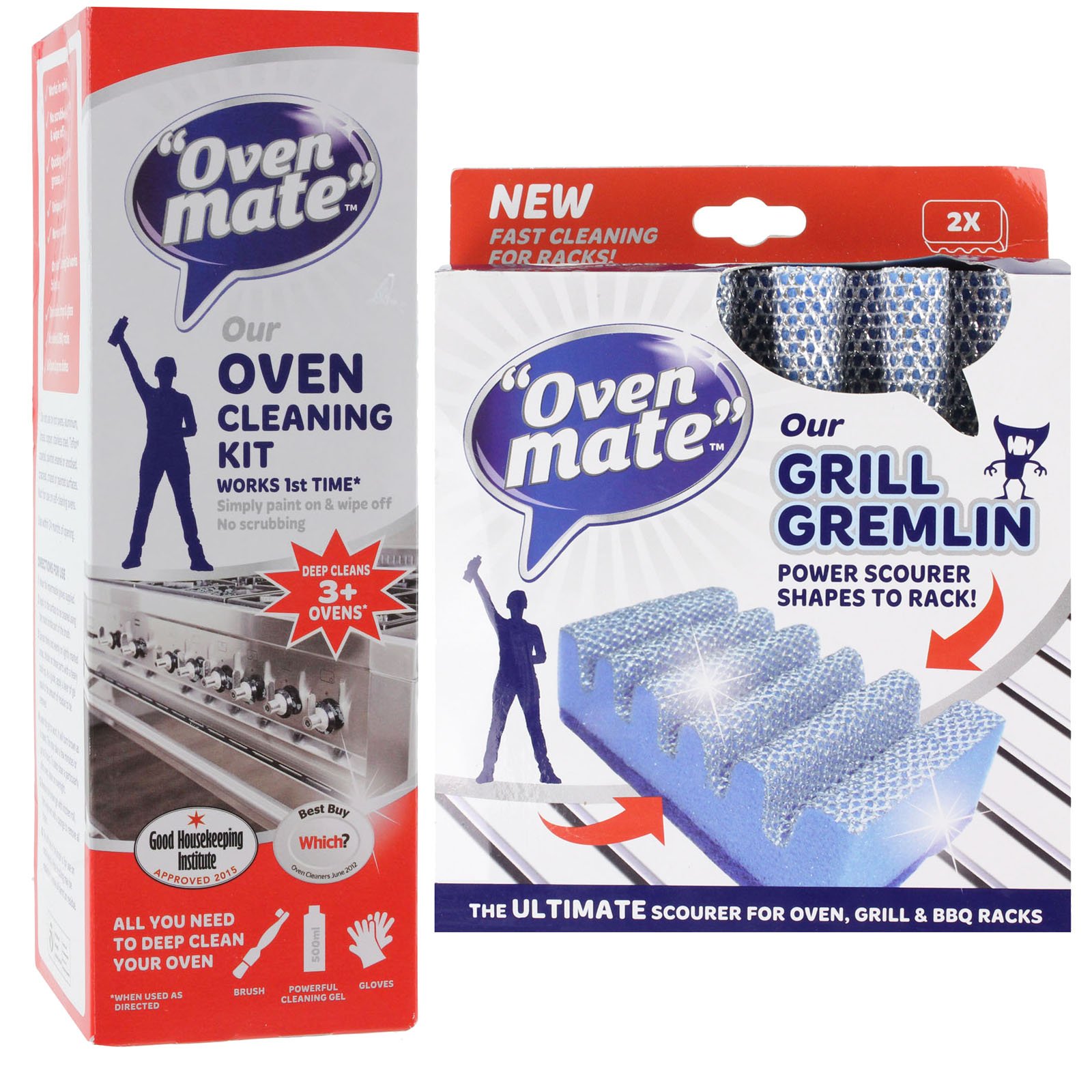 Oven Mate Oven Cleaning Kit & Oven Mate Grill Gremlin