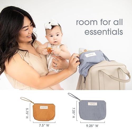 Miniatura 5 de Pearhead Mom ThingsBaby Things - Juego de 2 bolsas de almacenamiento para pañales, artículos esenciales para recién nacidos y recién nacidos,