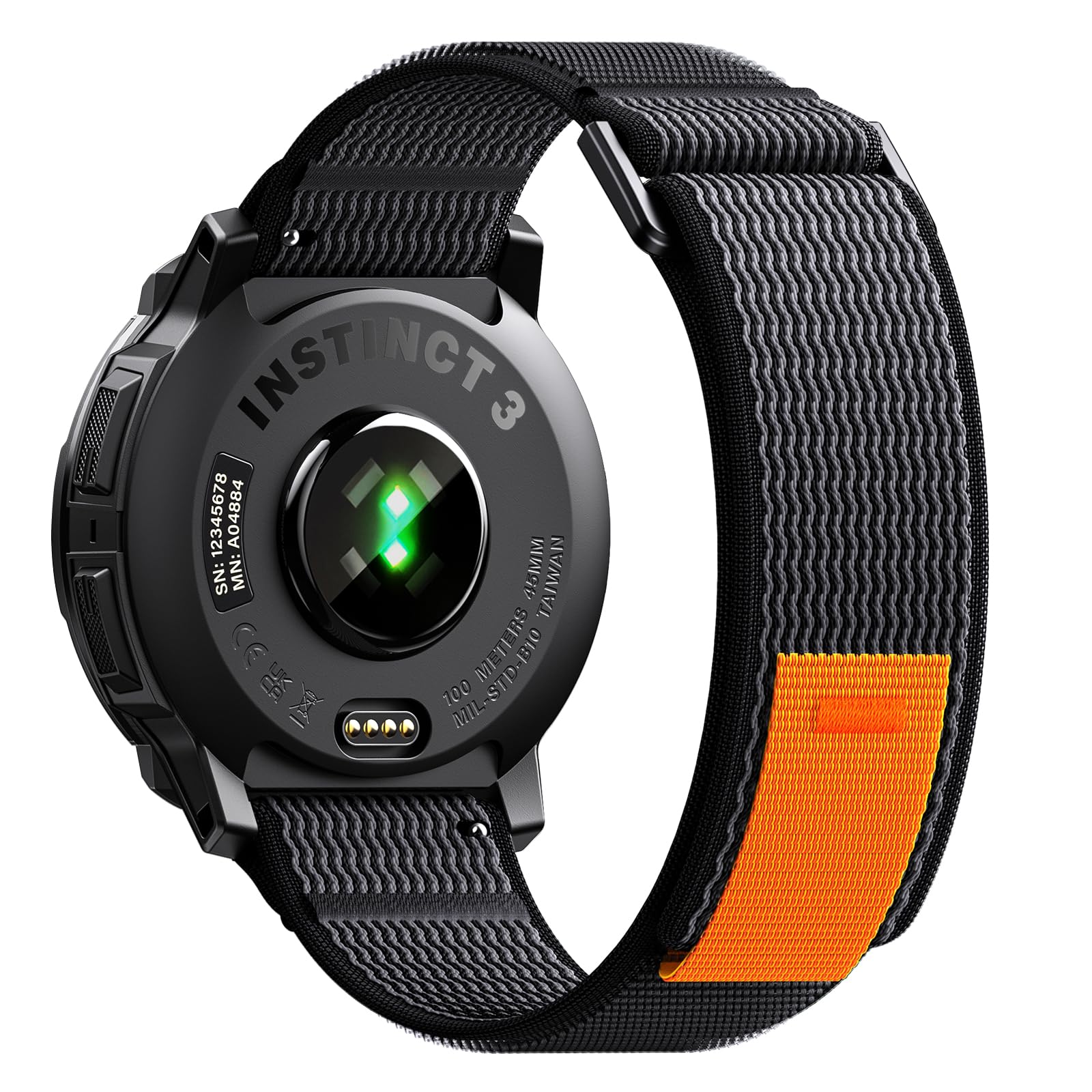 Photo 1 of NotoCity 22mm Nylon Watch Band for Garmin Instinct/2/3