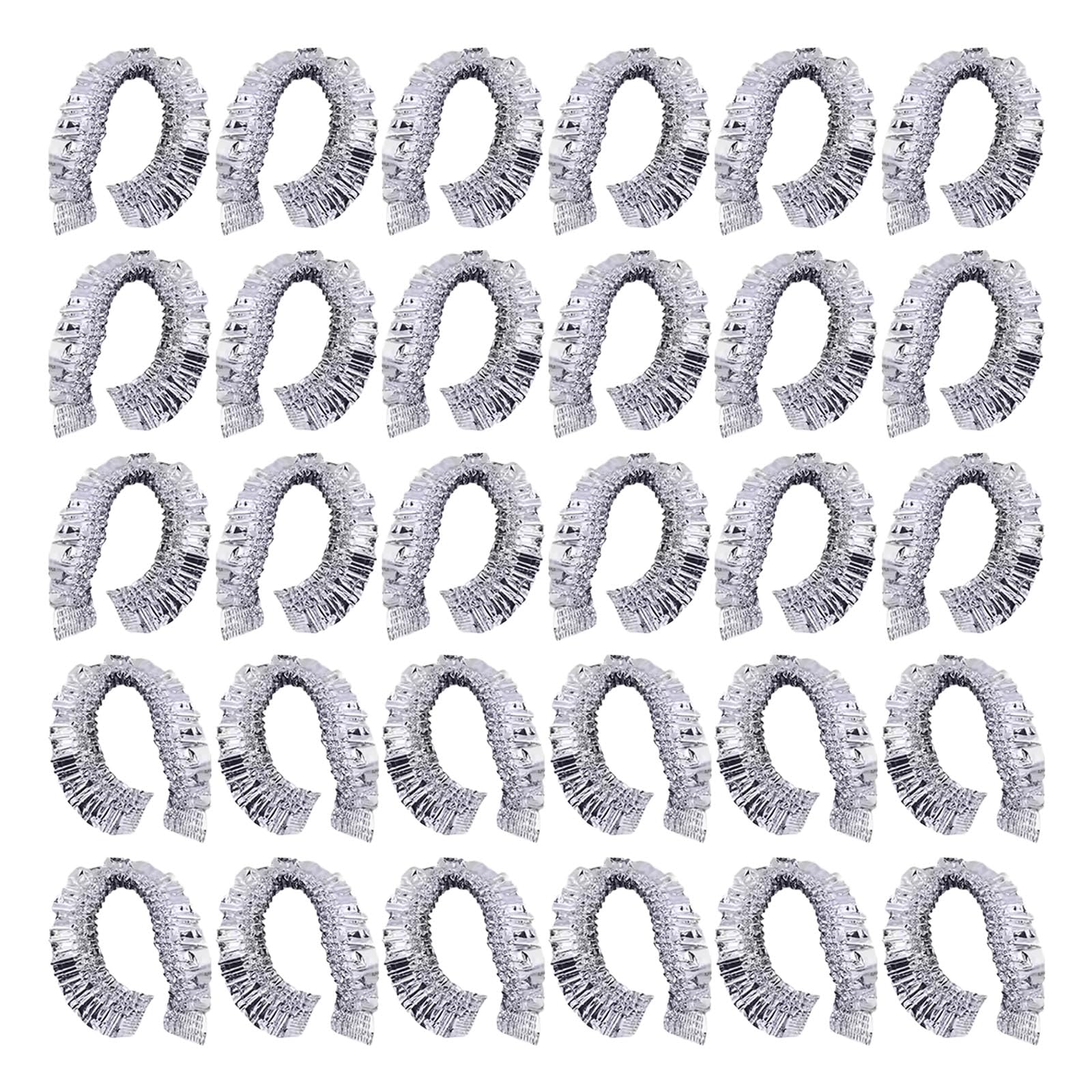 Xinsheinelry 30Pcs Elastic Aluminum Foil Food Covers Insulation for Kitchen and Picnics Outdoor Outdoor Meal Food