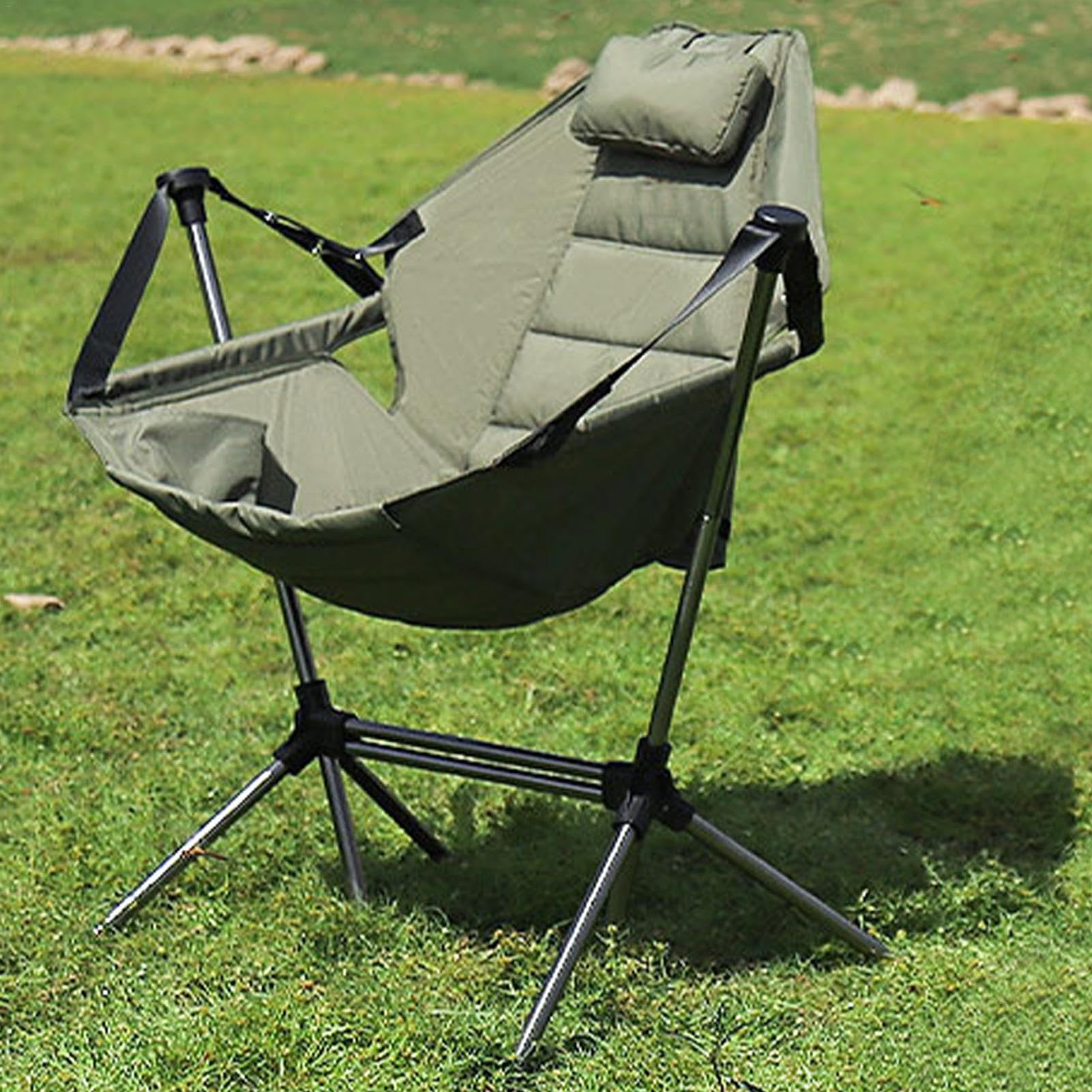 折り畳みアウトドアロッキングチェア Amazon.co.jp: zwxqe 調節可能なハンモックチェア 折りたたみ式