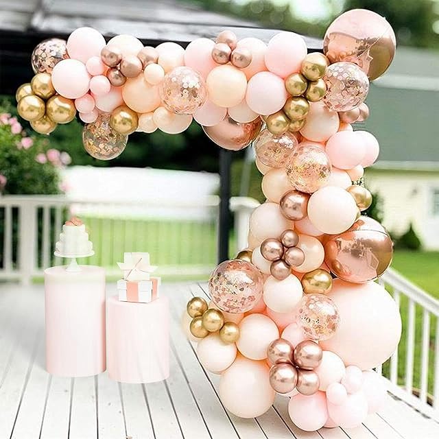 Flixcart Rose Gold Balloon Arch Kit - 101 Pcs Balloon Garland Kit with DIY tools Perfect for Thanksgiving, Engagement, Wedding, Welcome Home, Graduation & Kids Birthday Party Decoration