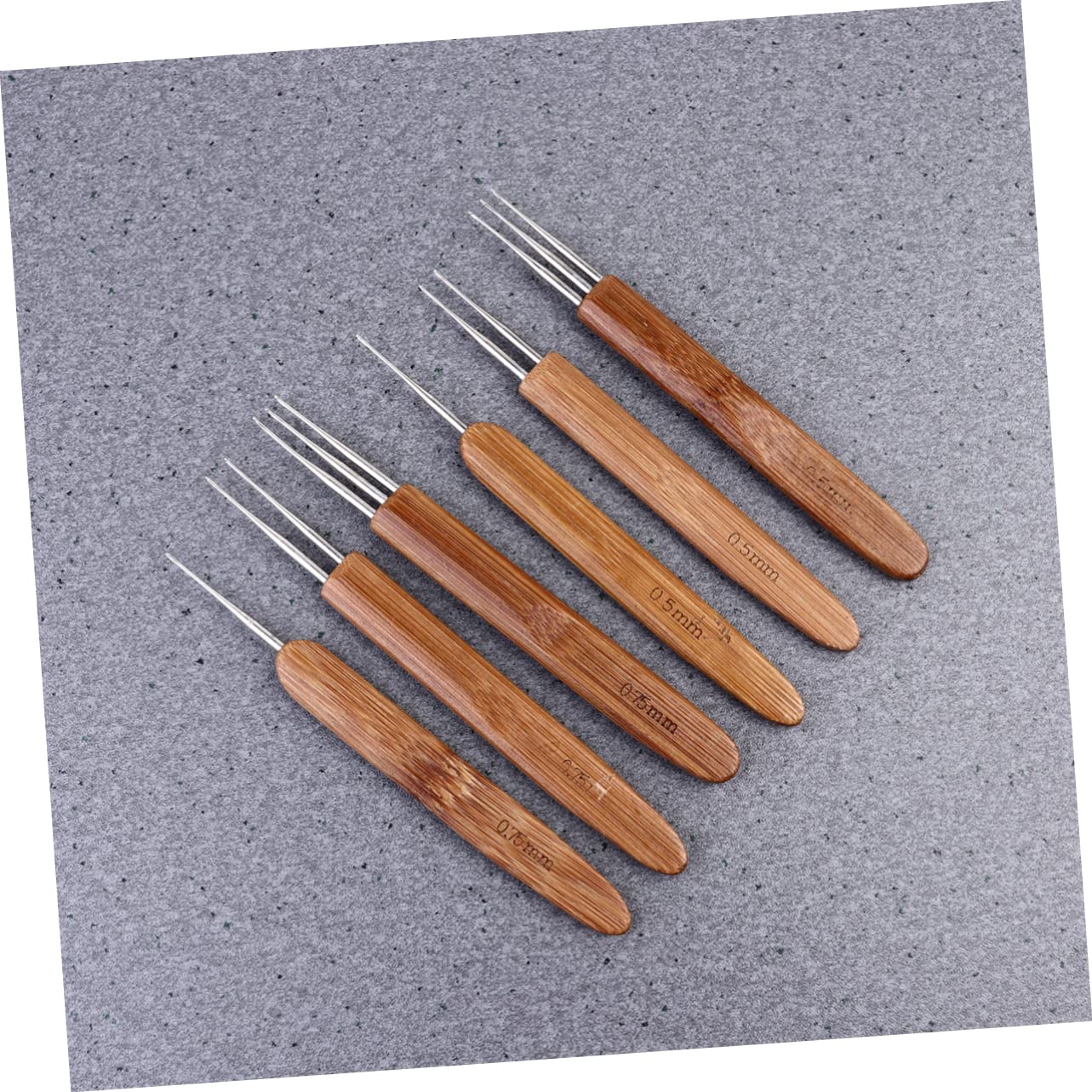 Ciieeo 2 Sets Haarstyling-hilfe Häkelnadeln Stricknadeln Für Dreadlocks Häkelwerkzeuge Bequem Zu Handhaben 6 Stück * 2