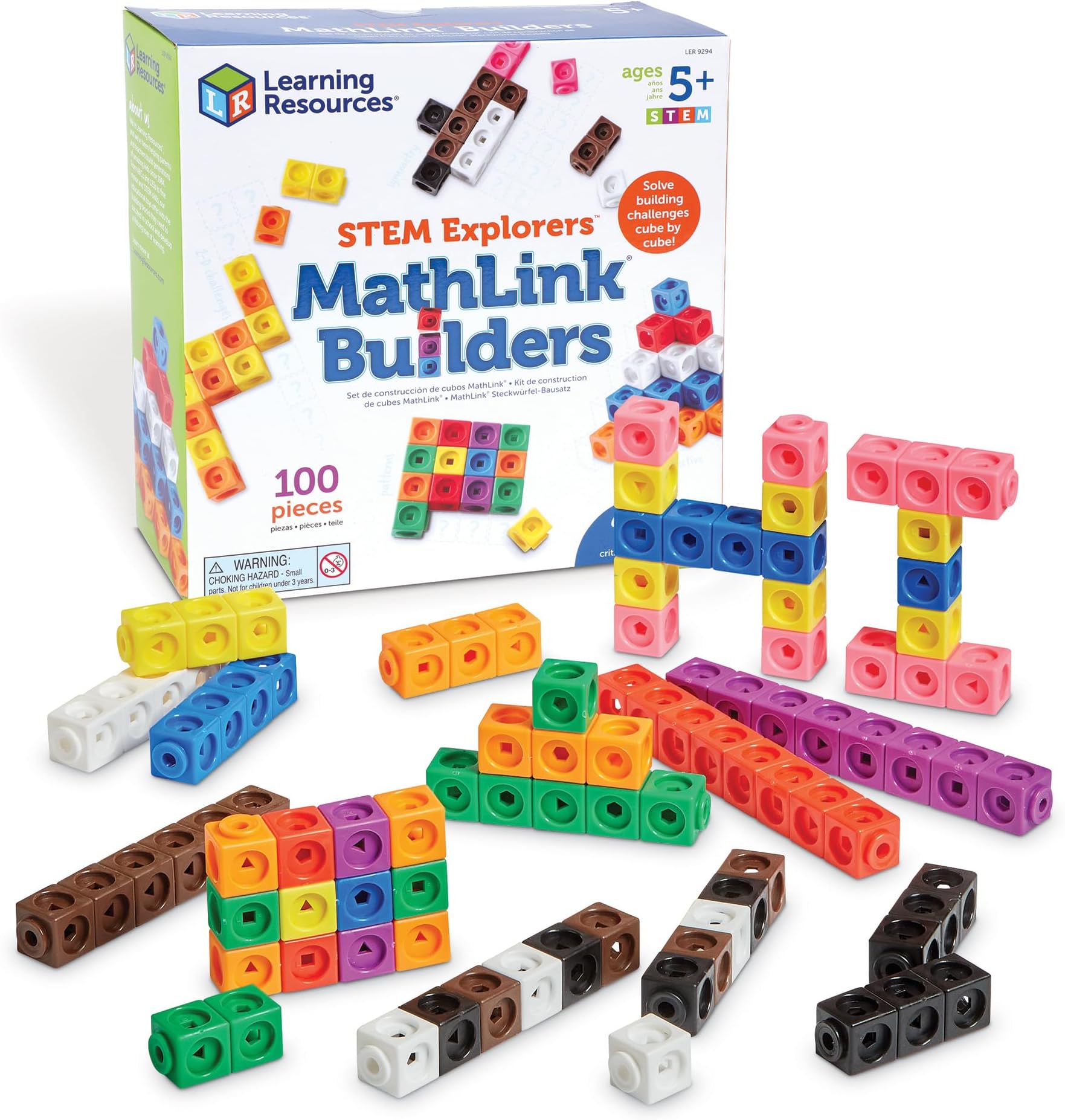 Learning Resources Educational Counting Toy, Early Math Skills LER9294, Multi