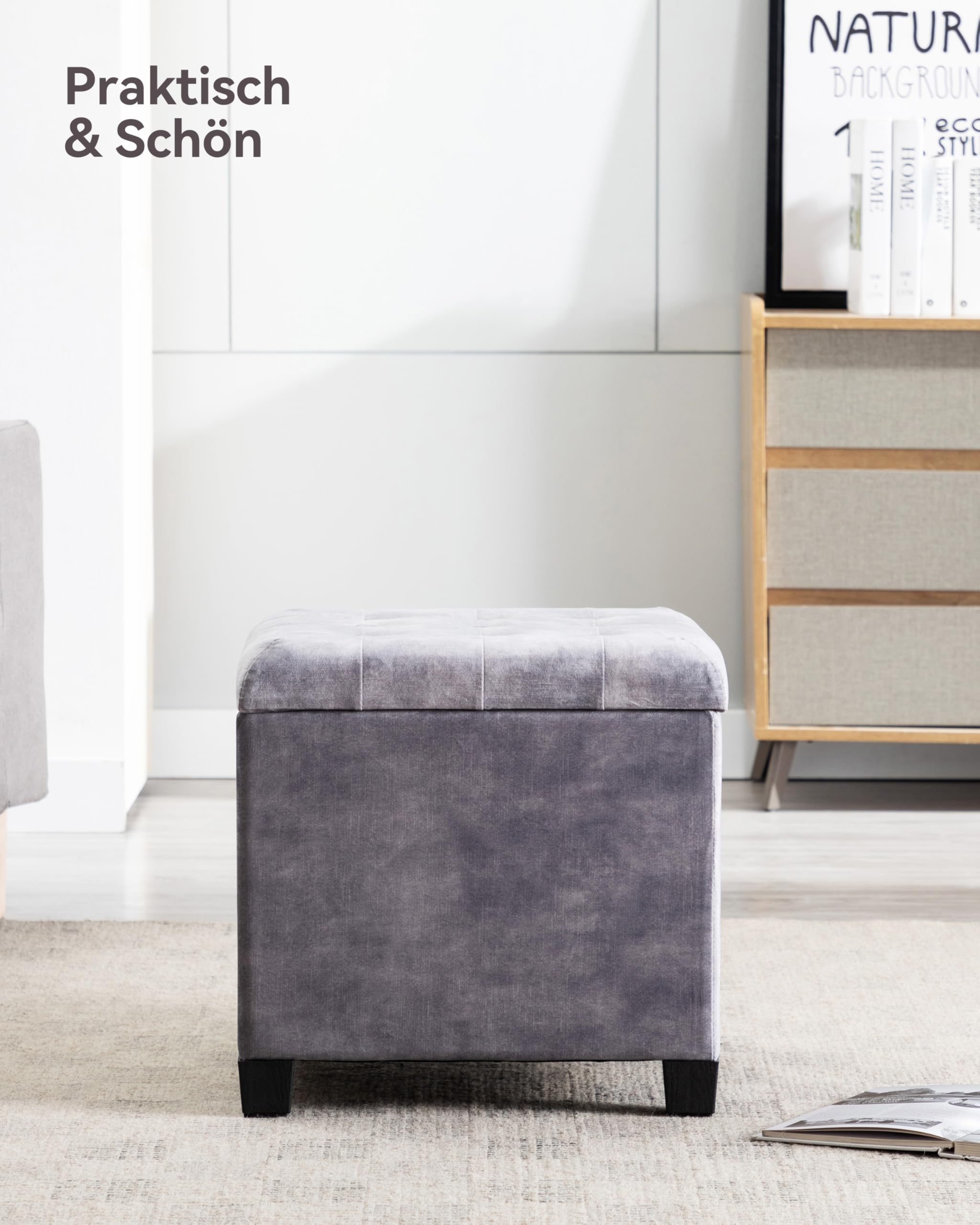 Sessel Wohnzimmer , Sitzwürfel Mit Deckel, Sitztruhe,Fußbank Sitzhocker Mit  Stauraum, image size:2048x2560