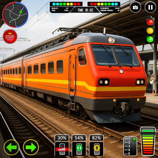Modern City Train Simulator Game– Real Passenger Rail Driving, Bullet Train Driver & Railway Adventure 3D