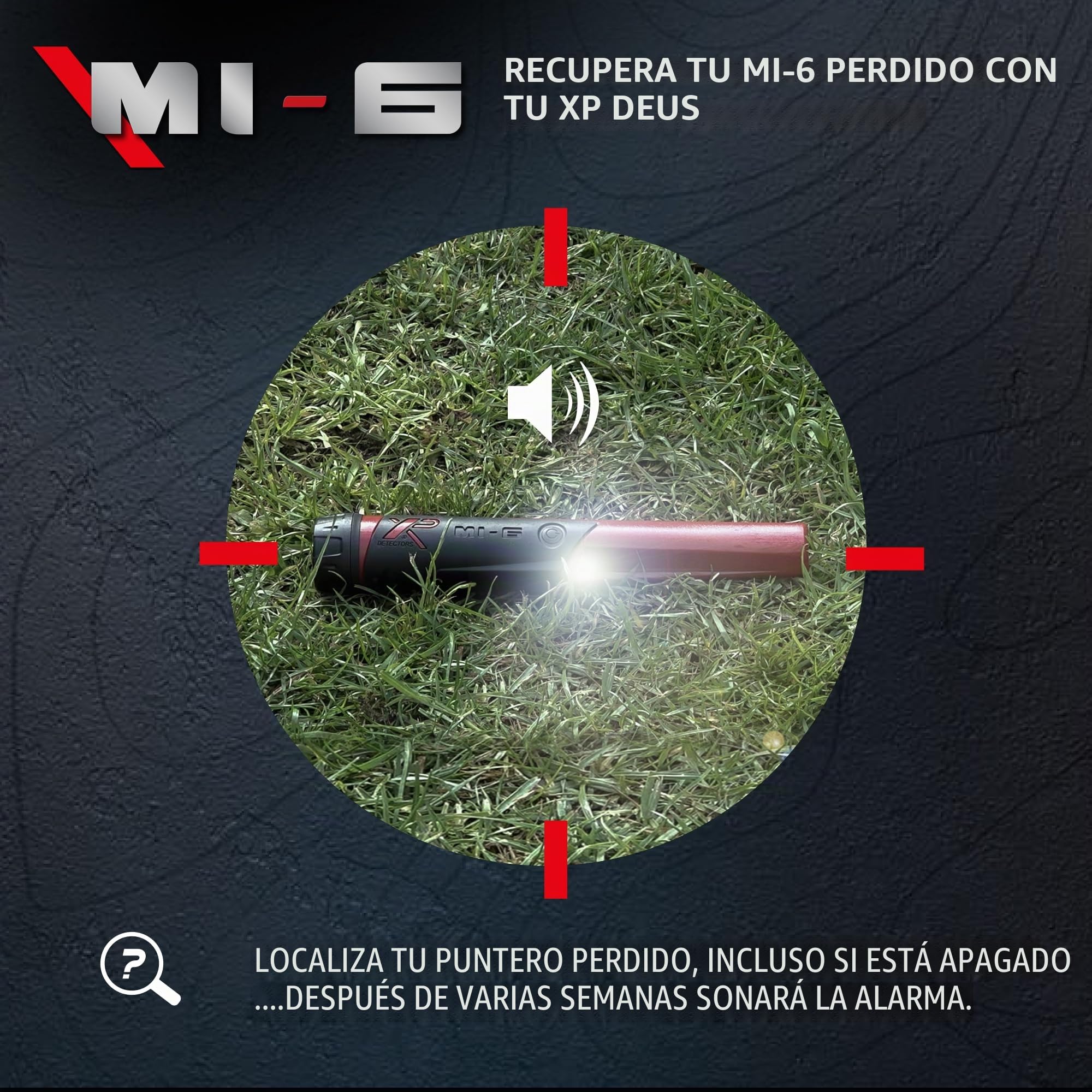 XP Xplorer MI-6 MI6 PinPointer Probe Pointer Detector de Metales Detector Metal Detector XP Deus compatible