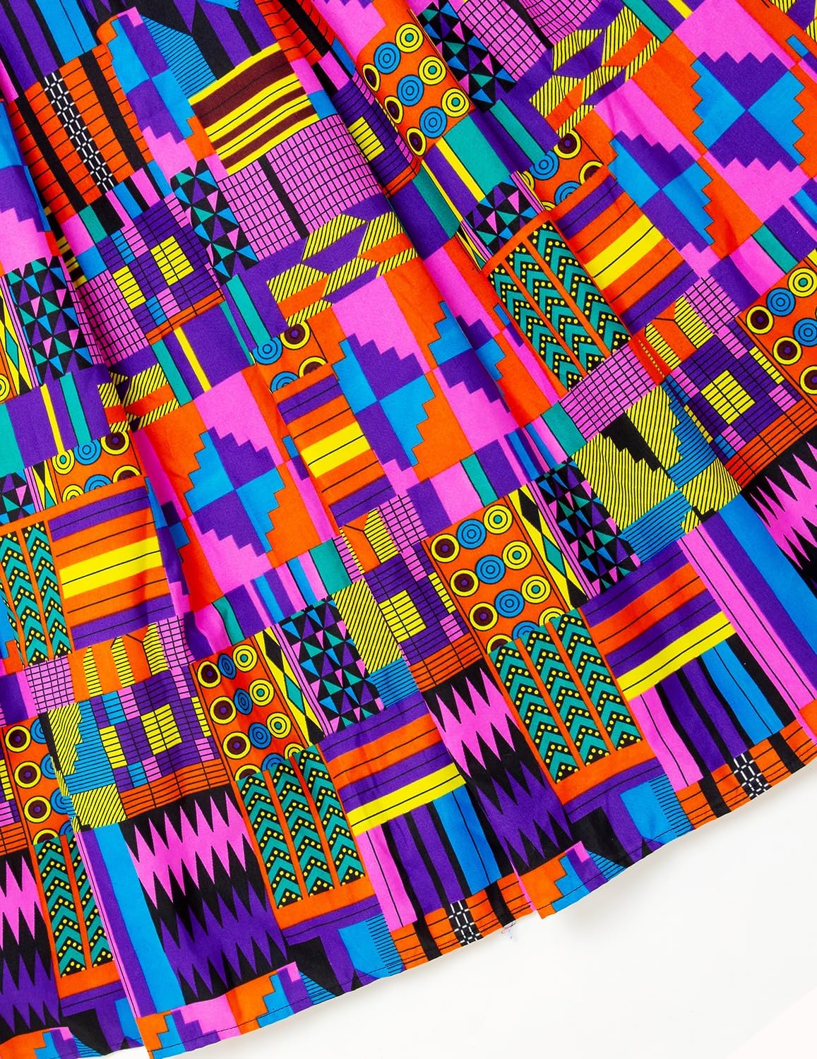 SHENBOLEN Women African Traditional Costume Ankara Print Skirt Dashiki Long Skirts - Image 4