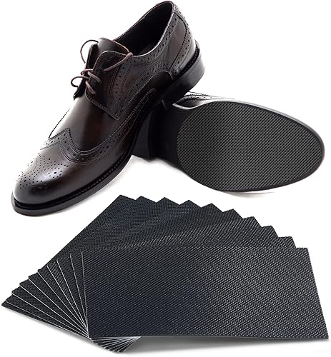 Miniatura 1 de 10 protectores de suela de zapatos de 3.1 x 5.1 pulgadas, almohadillas adhesivas de agarre para zapatos antideslizantes para zapatos en la parte