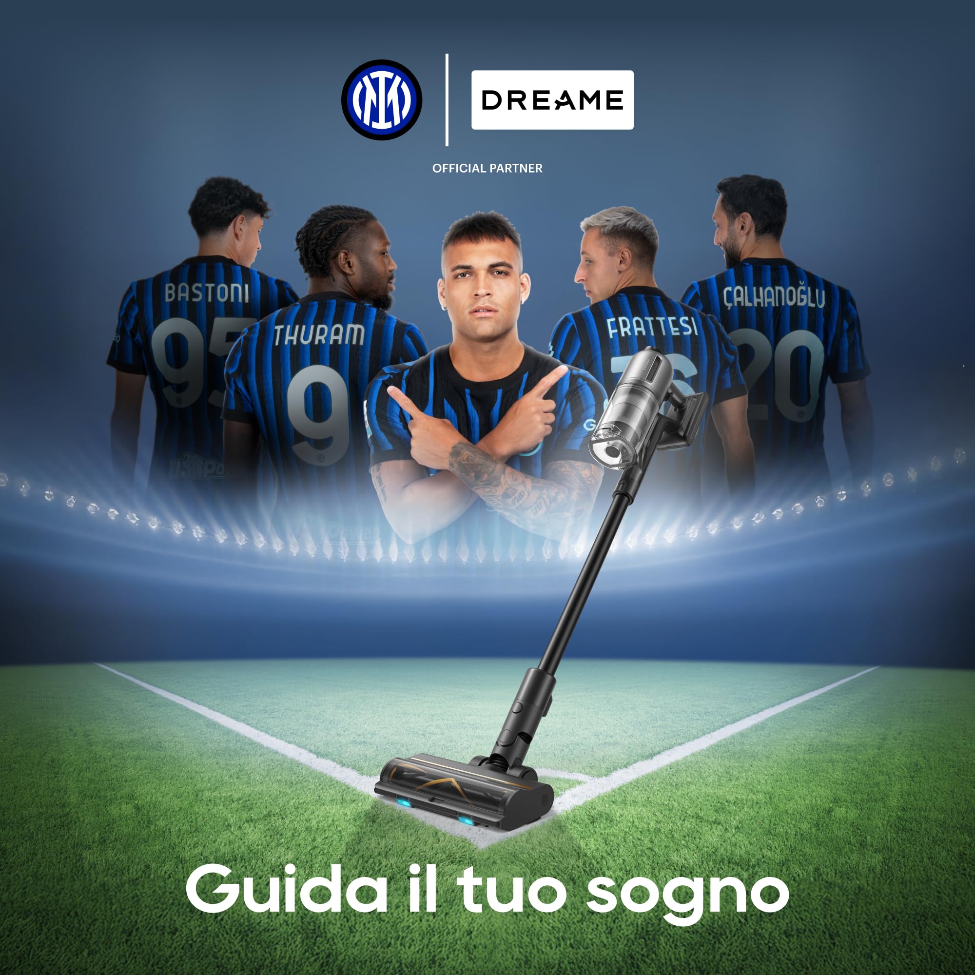 DREAME Z30 Aspirapolvere Senza Fili, Scopa Elettrica Senza Fili, Aspirazione da 28,000PA/310 AW, Autonomia 90 Min, Rilevamento Automatico Sporcizia, Regolazione Automatica dell'aspirazione