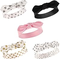 Vista 27 de Hudson Baby Cotton and Synthetic Headbands, Size 0-24 Months