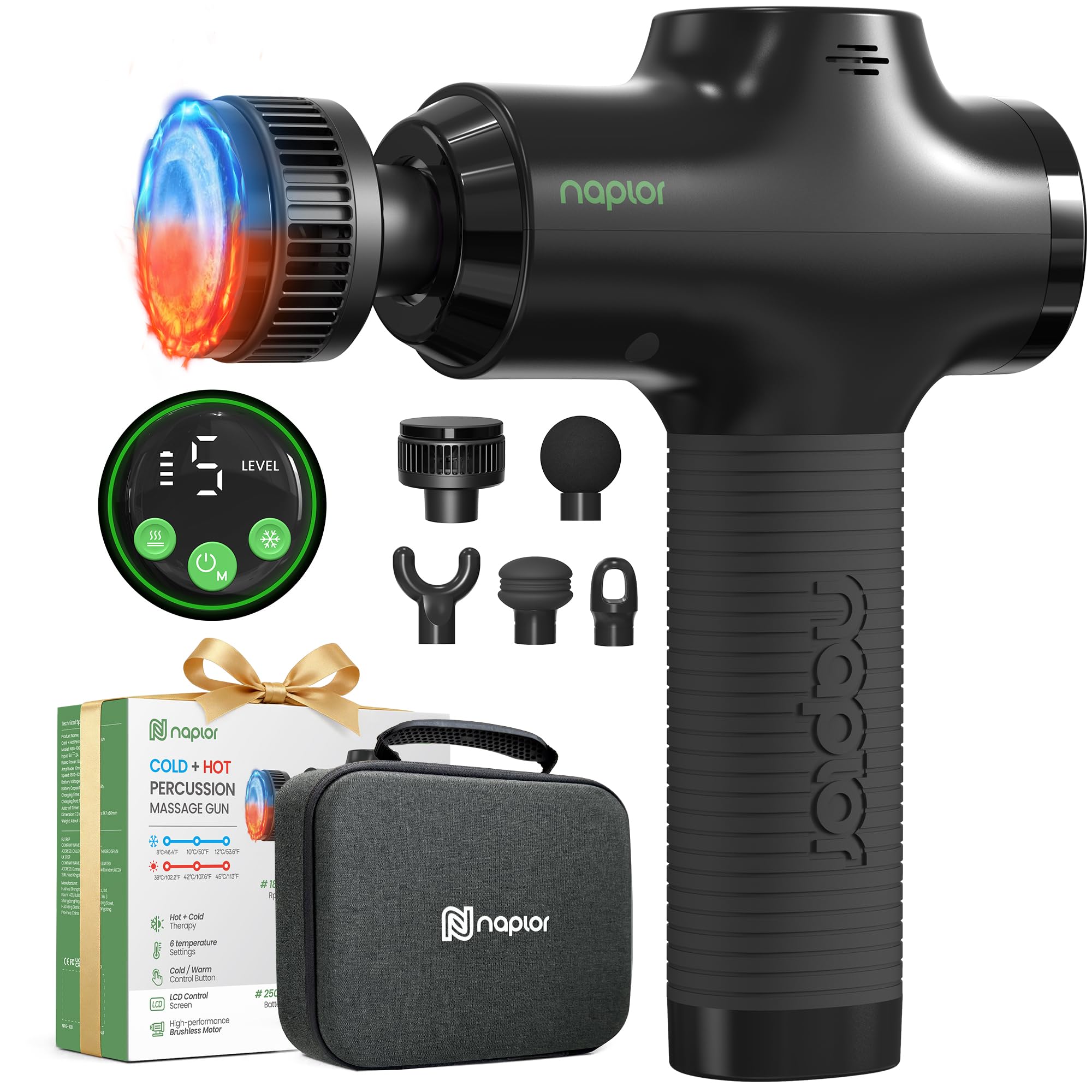 Muscle Massage Gun with Heat and Cold