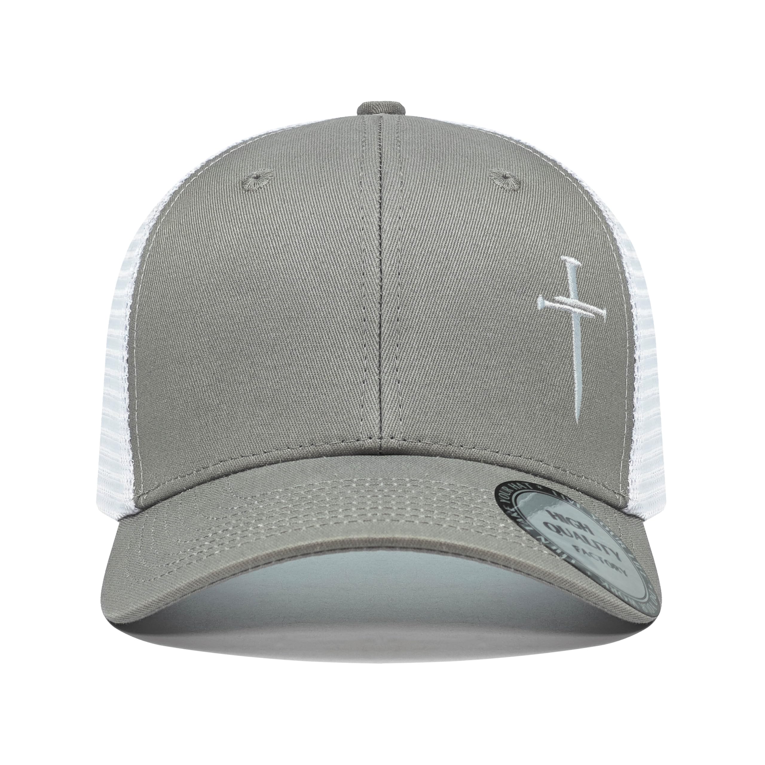 Christian Hats for Men Women,Jesus 3 Nail Cross Hat Christian Religious Gifts for Birthday/Christmas