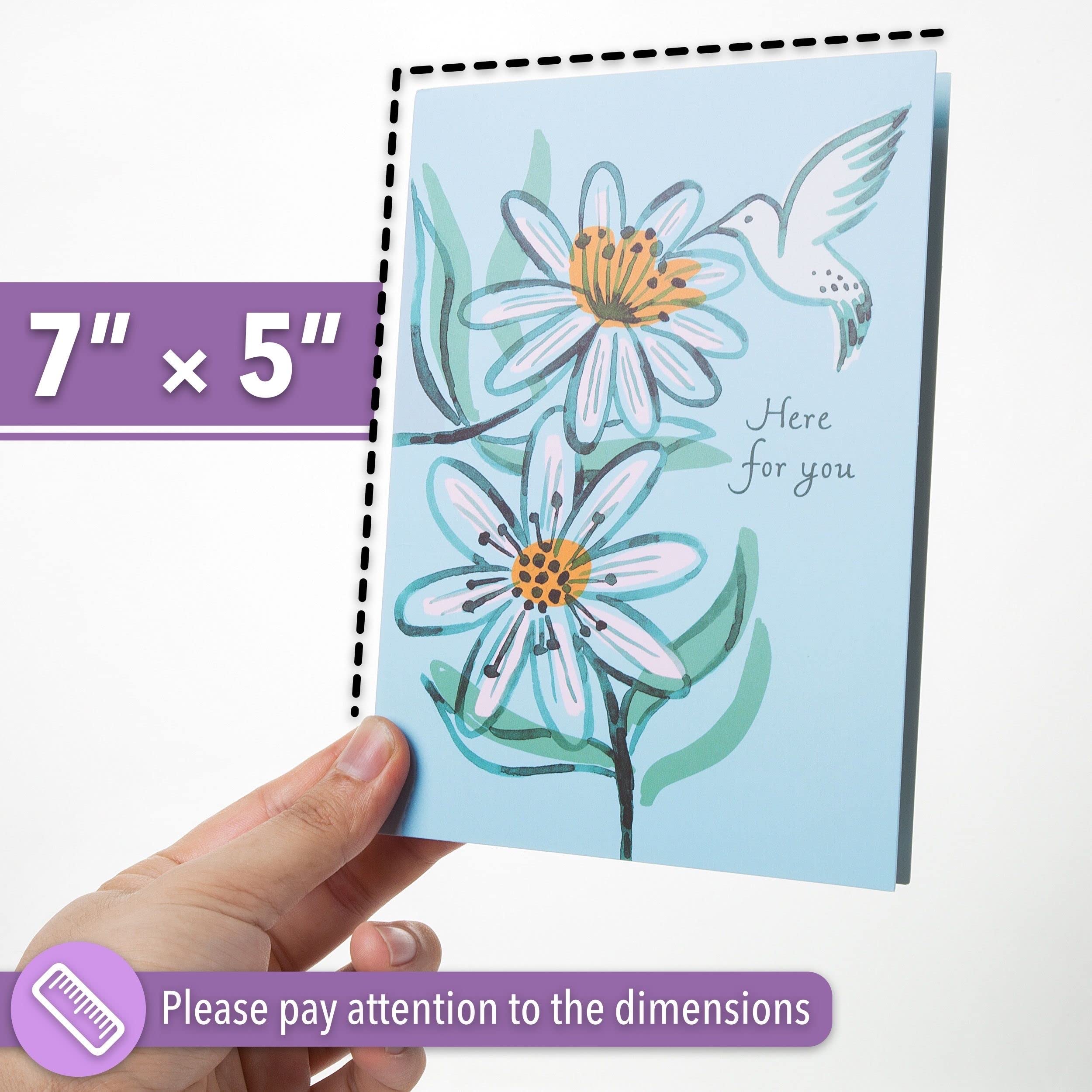 S&O Boxed Sympathy Cards With Envelopes. 24 Sympathy Cards Assortment 6 Condolence Card Styles Suitable For Pet Sympathy Card And Religious Bereavement Cards 5x7 Greeting Cards - View #6