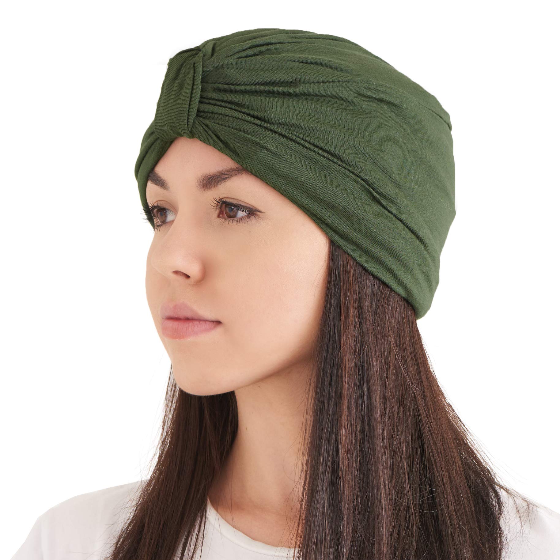 Chunky Turban Headband Headwrap Rayon Chemo Hat Natural Hair Chemo Turbans With Bow - Etsy main image 3