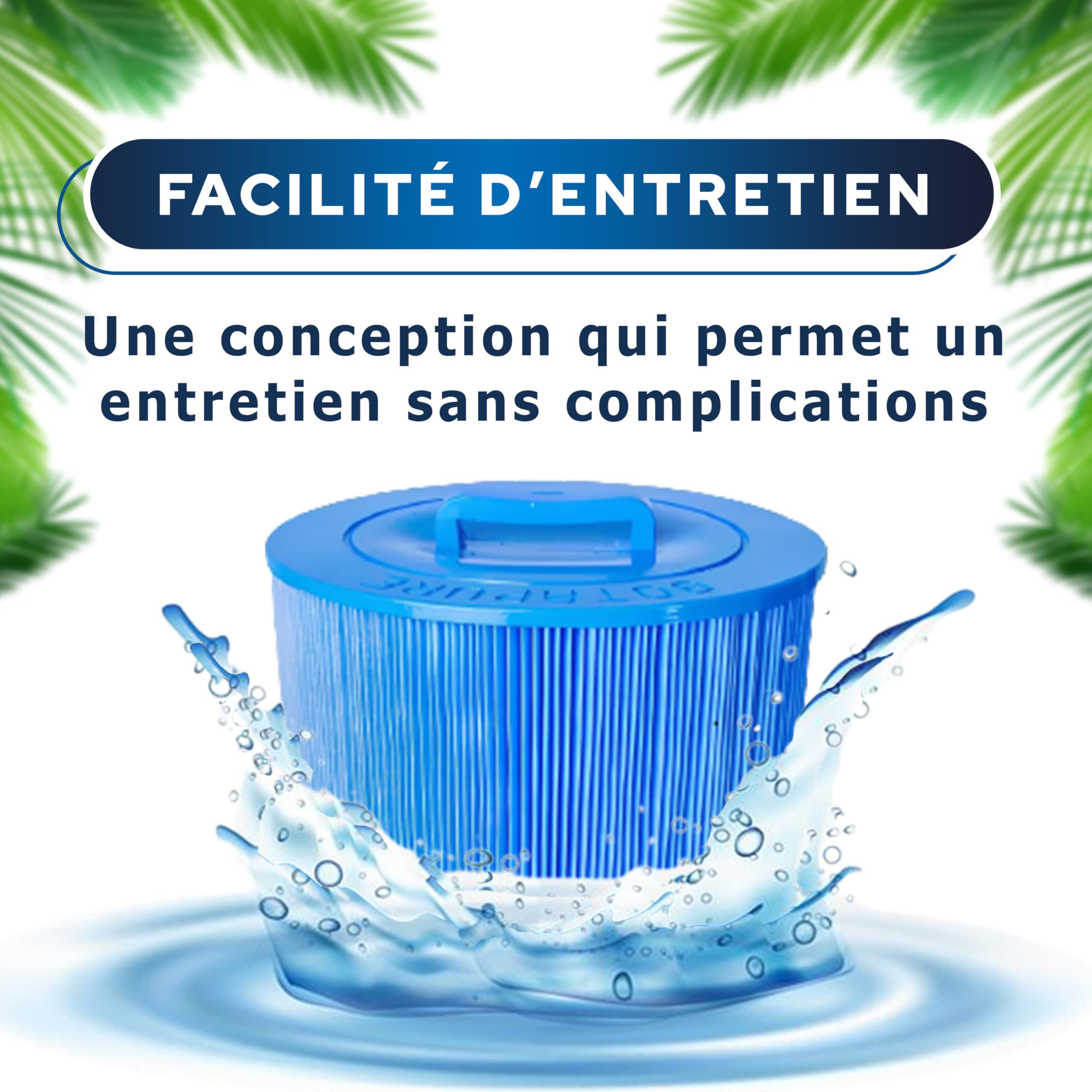 Cartucho de filtro para piscina WAT100M antibacteriano compatible con CW100 Waterair de alta calidad