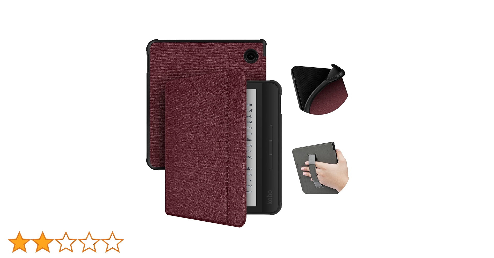 Amazon.co.jp: 【FENUSL】For Kobo Libra ColourケースKobo