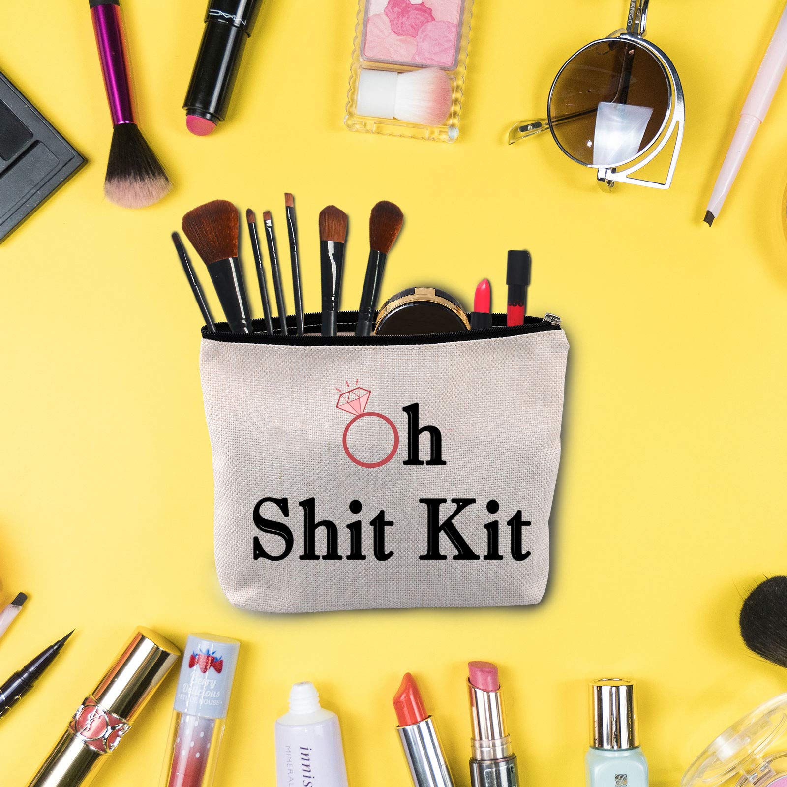 Bachelorette Kit Taschen Brautdusche Geschenk Oh Shit Kit Make-up Tasche Hochzeit Party Kosmetiktasche Brautjungfer Make-up Tasche, Oh Shit Kit