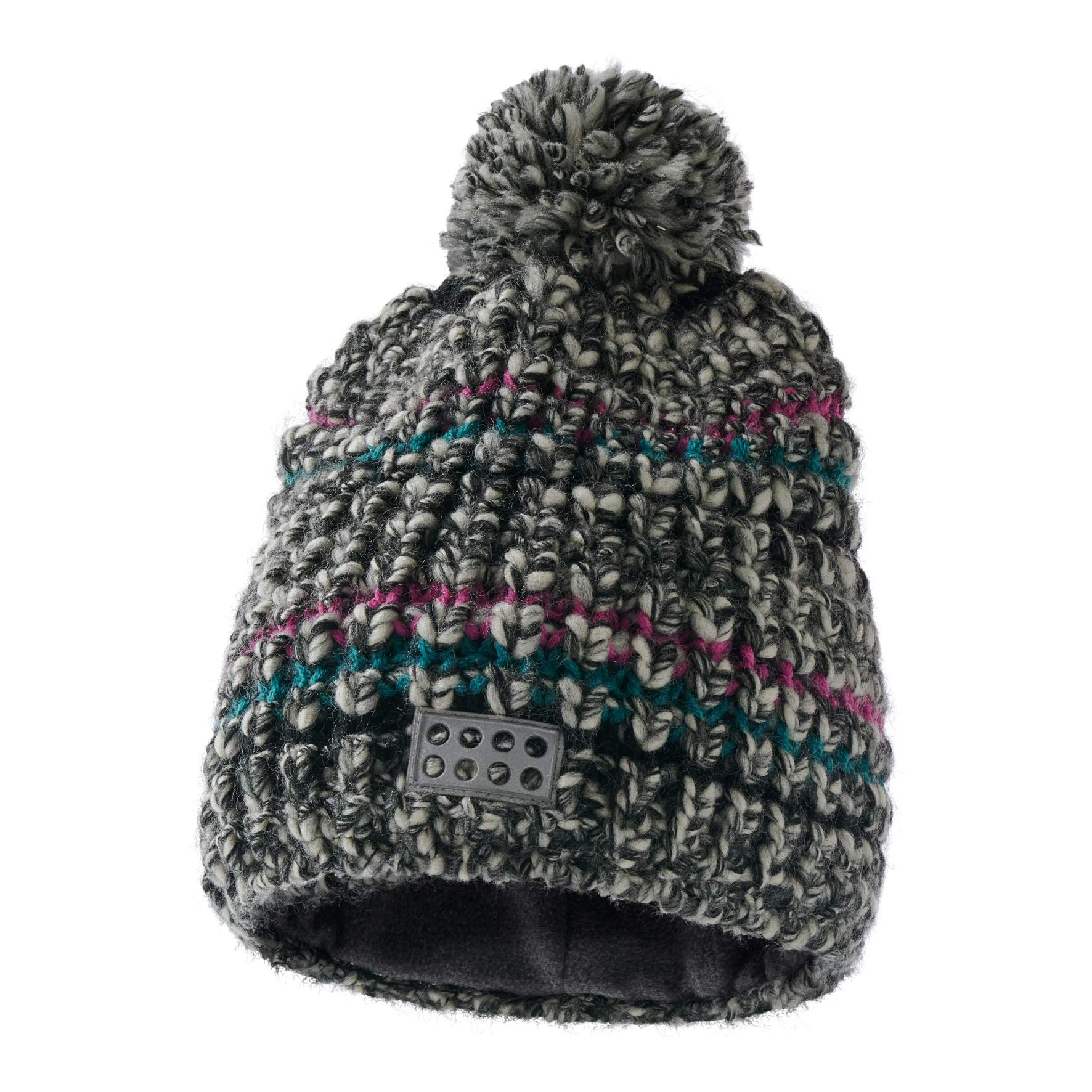LEGO Wear Kids' Fleece-Lined Knitted Snow Beanie with Pom Pom