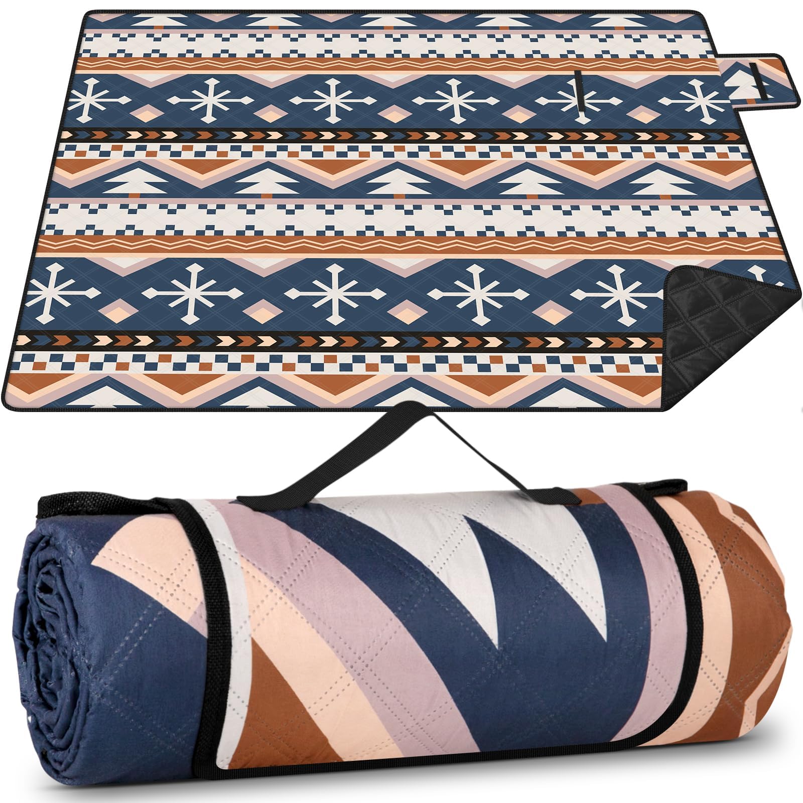 Couverture de pique-nique grande 200x200 cm imperméable plage camping