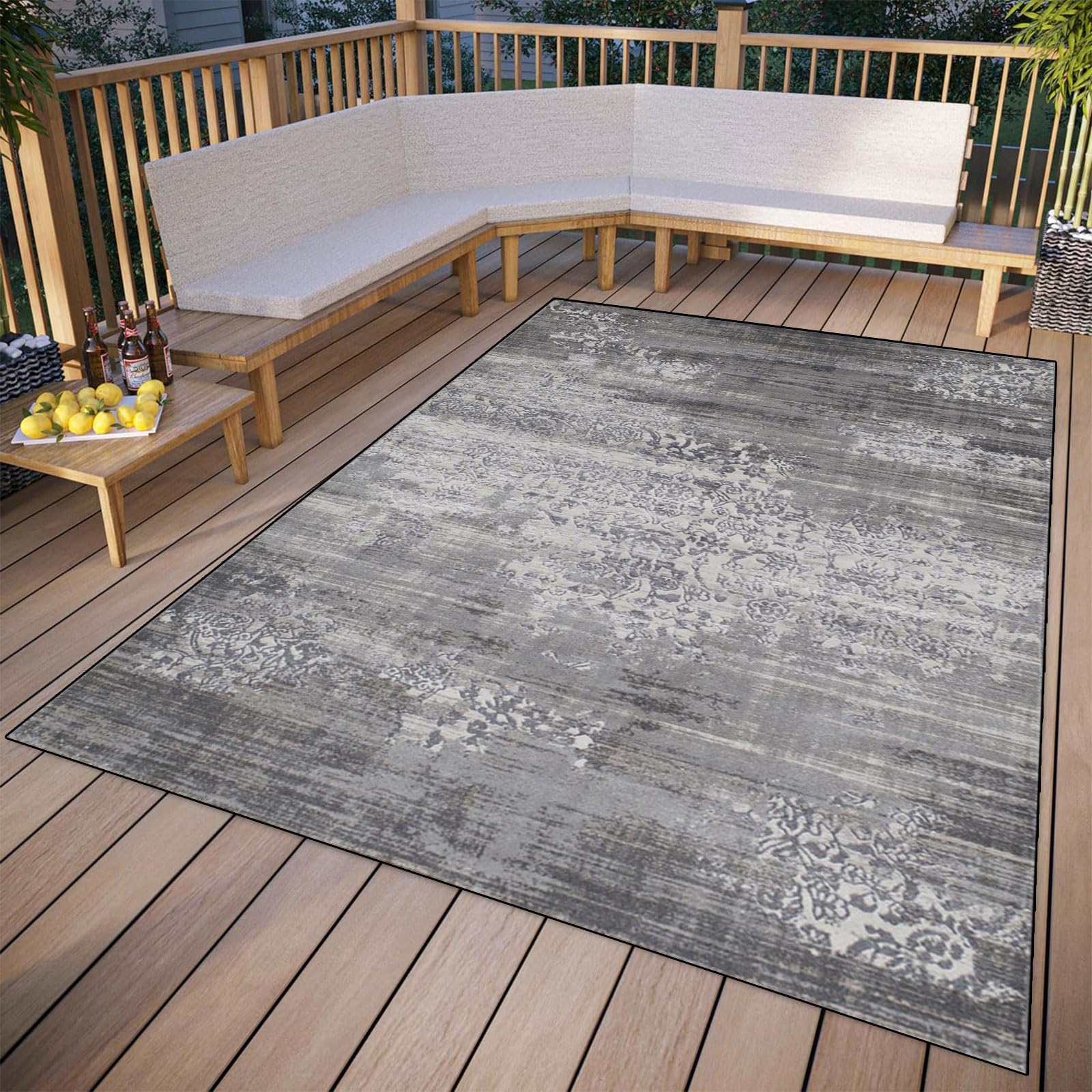 Tapis de cuisine antidérapant 120 x 400 cm tapis moderne de qualité pour couloir
