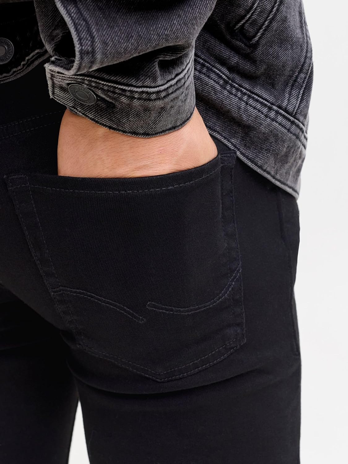 JACK&JONES Jeans Man 12109952 JJILIAM Jjoriginal AM Black 31-34 Nero