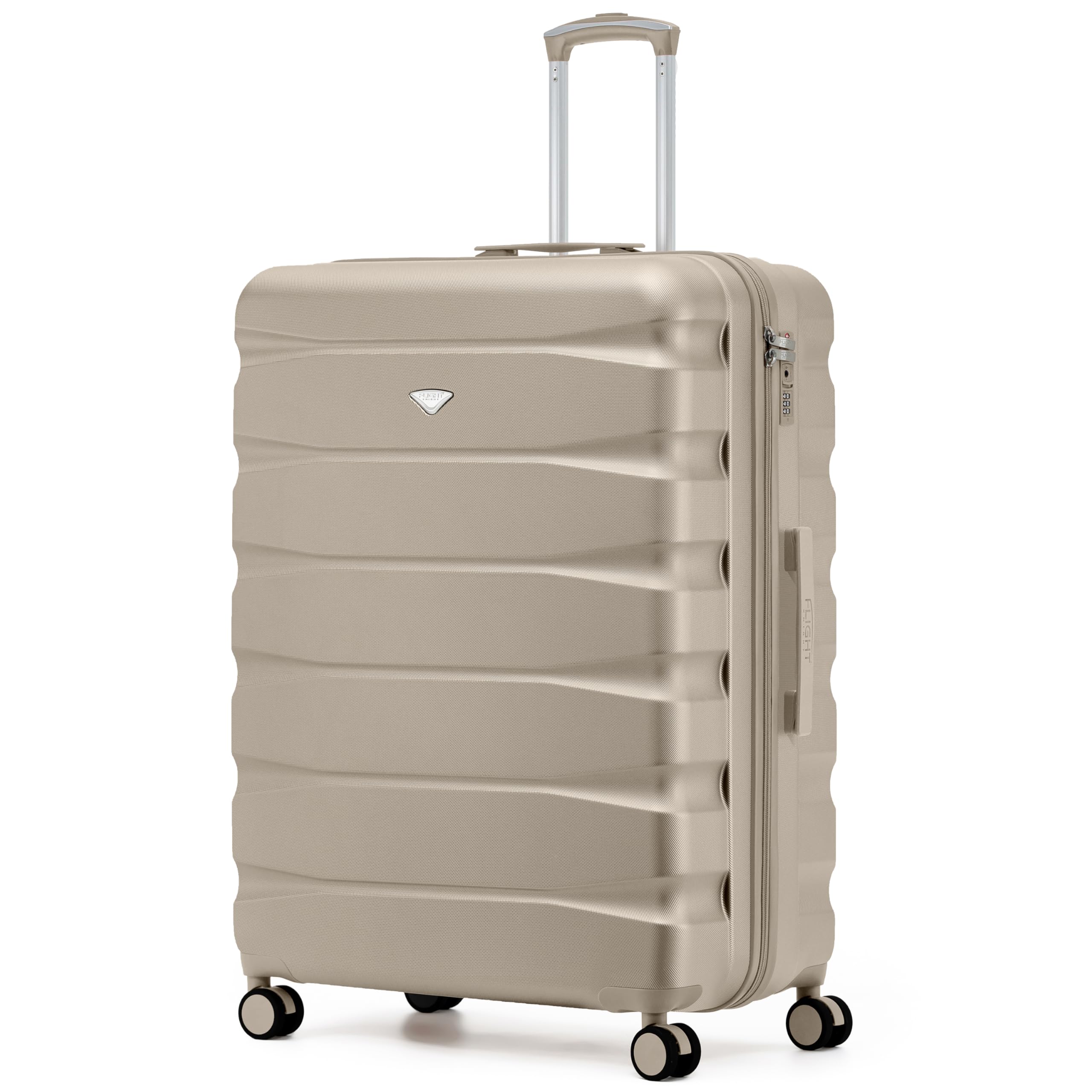 Flight Knight Underseat Cabin Suitcase 45x36x20cm | Free Hand Luggage for EasyJet & Wizz Air | Lightweight ABS Hard Shell with 8 Silent-Glide Spinner Wheels | Max Space Travel Bag — view 15
