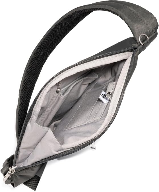 Baggallini Securtex Anti-Theft Half Moon Sling