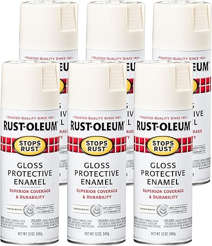 Vista 62 de Rust-Oleum 7776830 - Pintura en aerosol para prevención del óxido, 12 onzas, negro plano