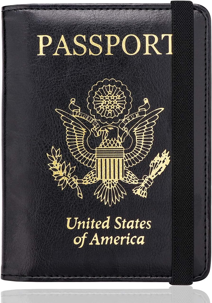 WALNEW RFID Passport Holder Cover Traveling Passport Case : Clothing, Shoes & Jewelry