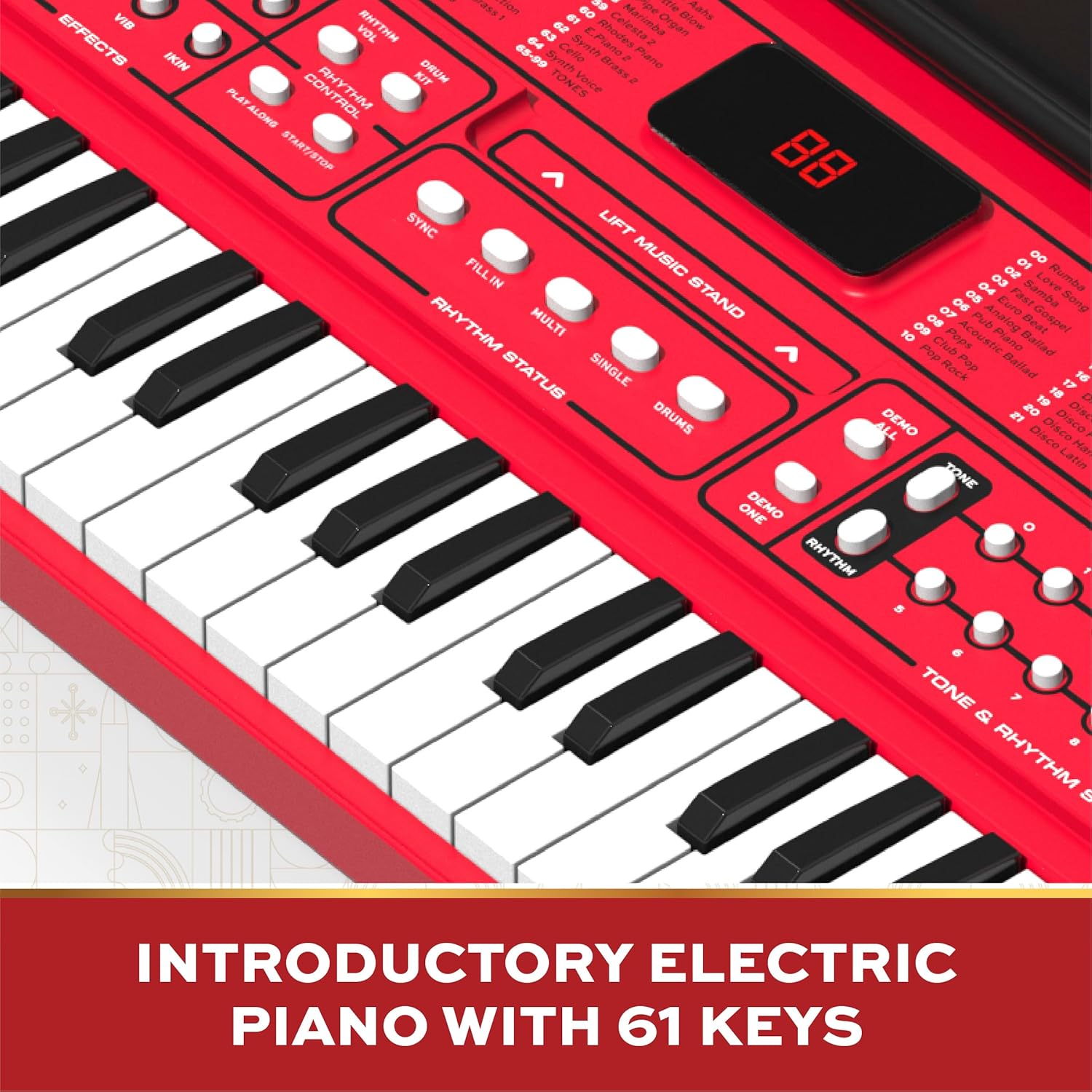 FAO Schwarz® Stage Stars™ Pro Keyboard, 61-Key Electric Piano
