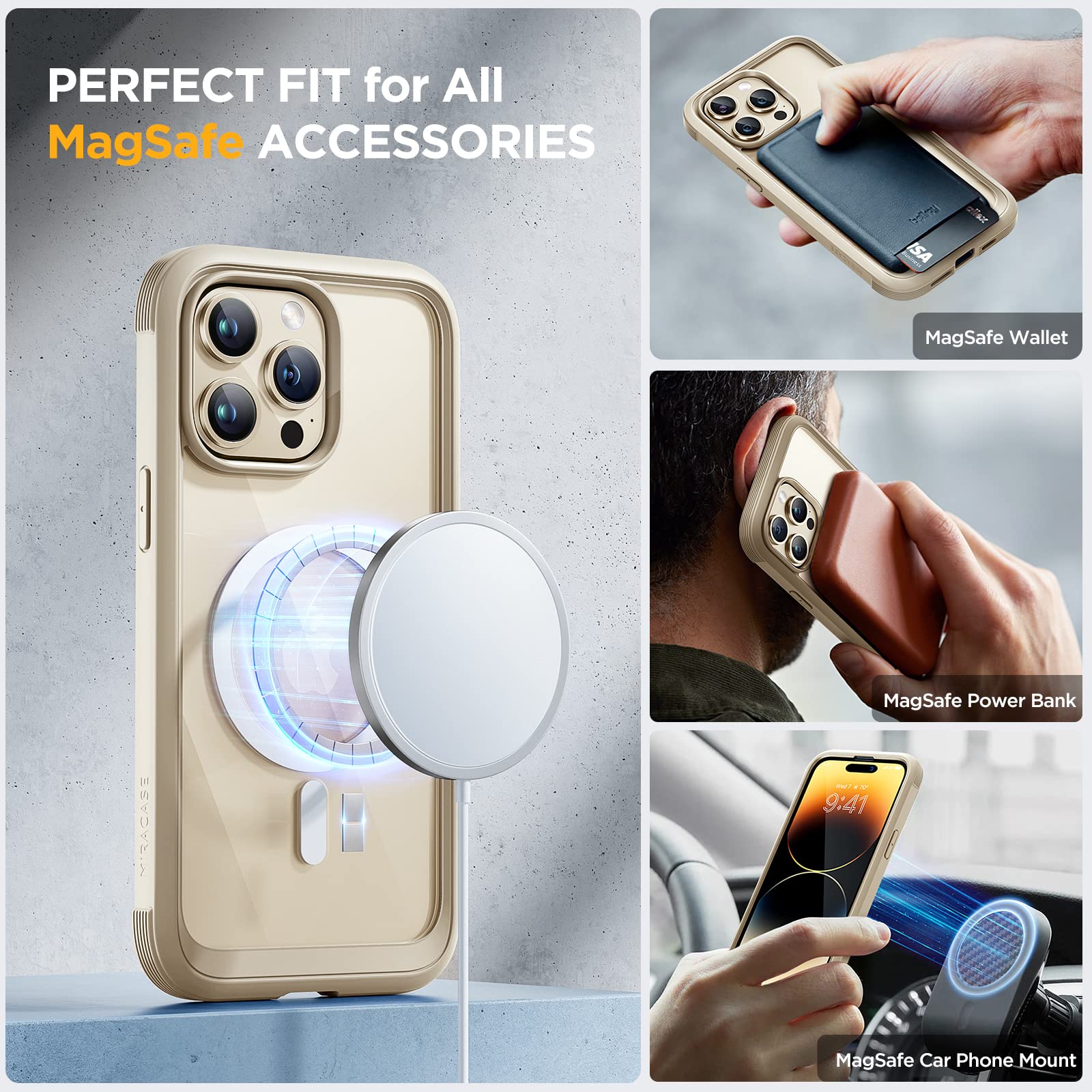 Amazon.co.jp: Miracase ガラスシリーズ iPhone 14 Pro Max用ケース