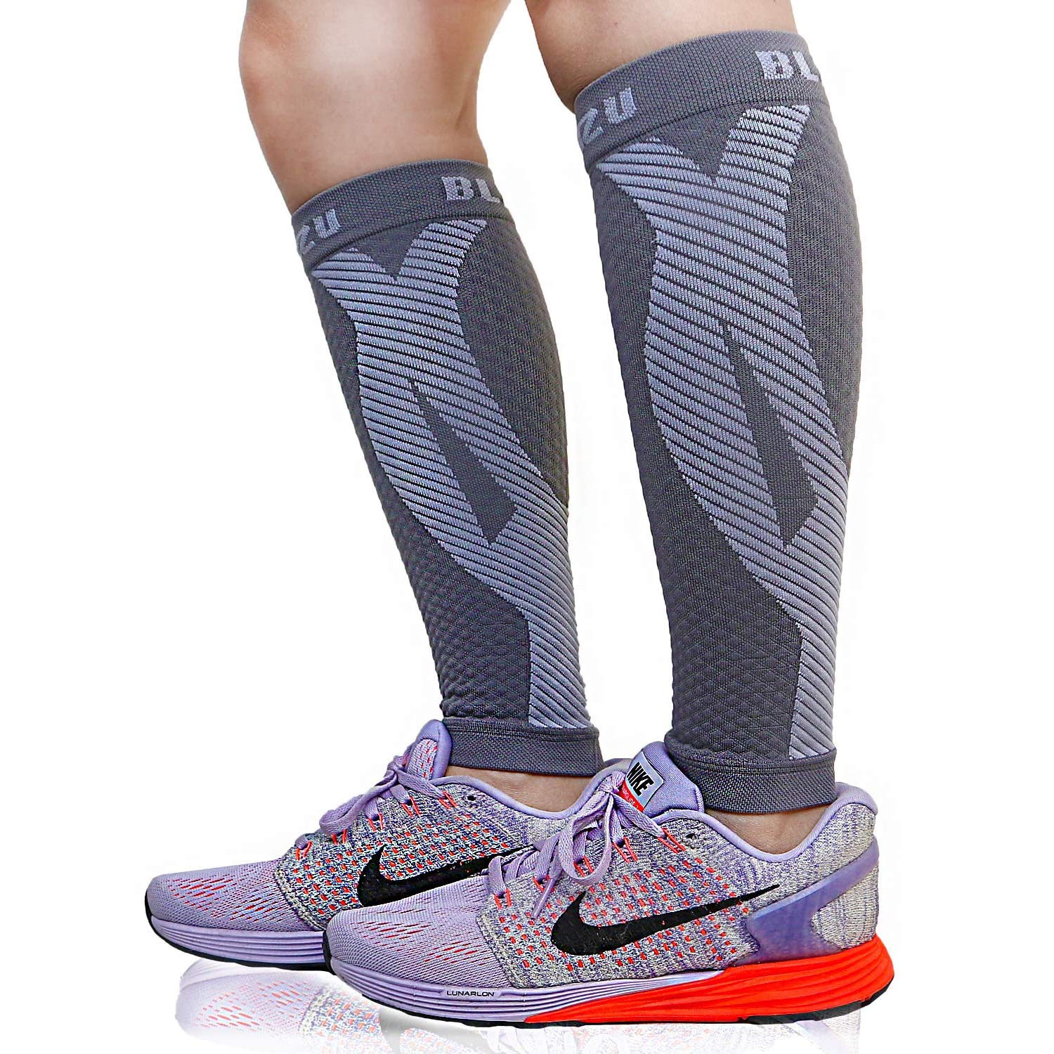 Buy Calf Compression Sleeves for Men Women. Footless Compression Socks