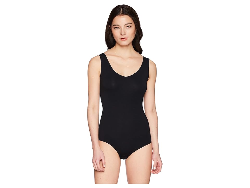 

Hanro Yoga Bodysuit (Black) Women's Jumpsuit & Rompers One Piece