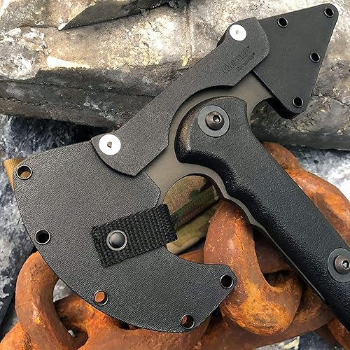 Miniatura 5 de Cold Steel Drop Forged Tomahawk Survival Hatchet - Great for Camping, Survival, Outdoors and Chopping Wood, Trench Hawk - Black, One Size