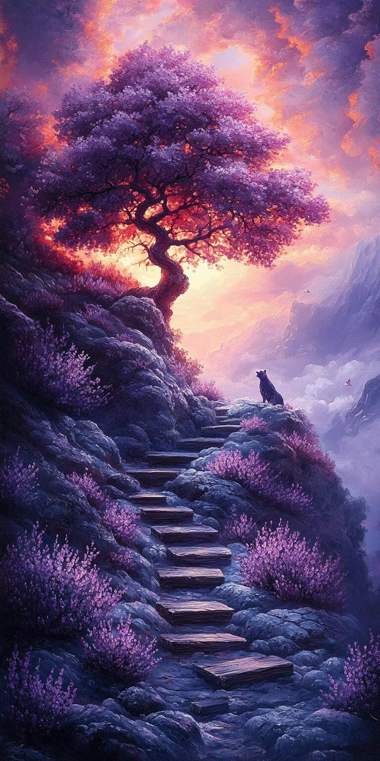 Albero Dipingere con i Numeri 90x180cm Pittura Acrilica Vista, k-375