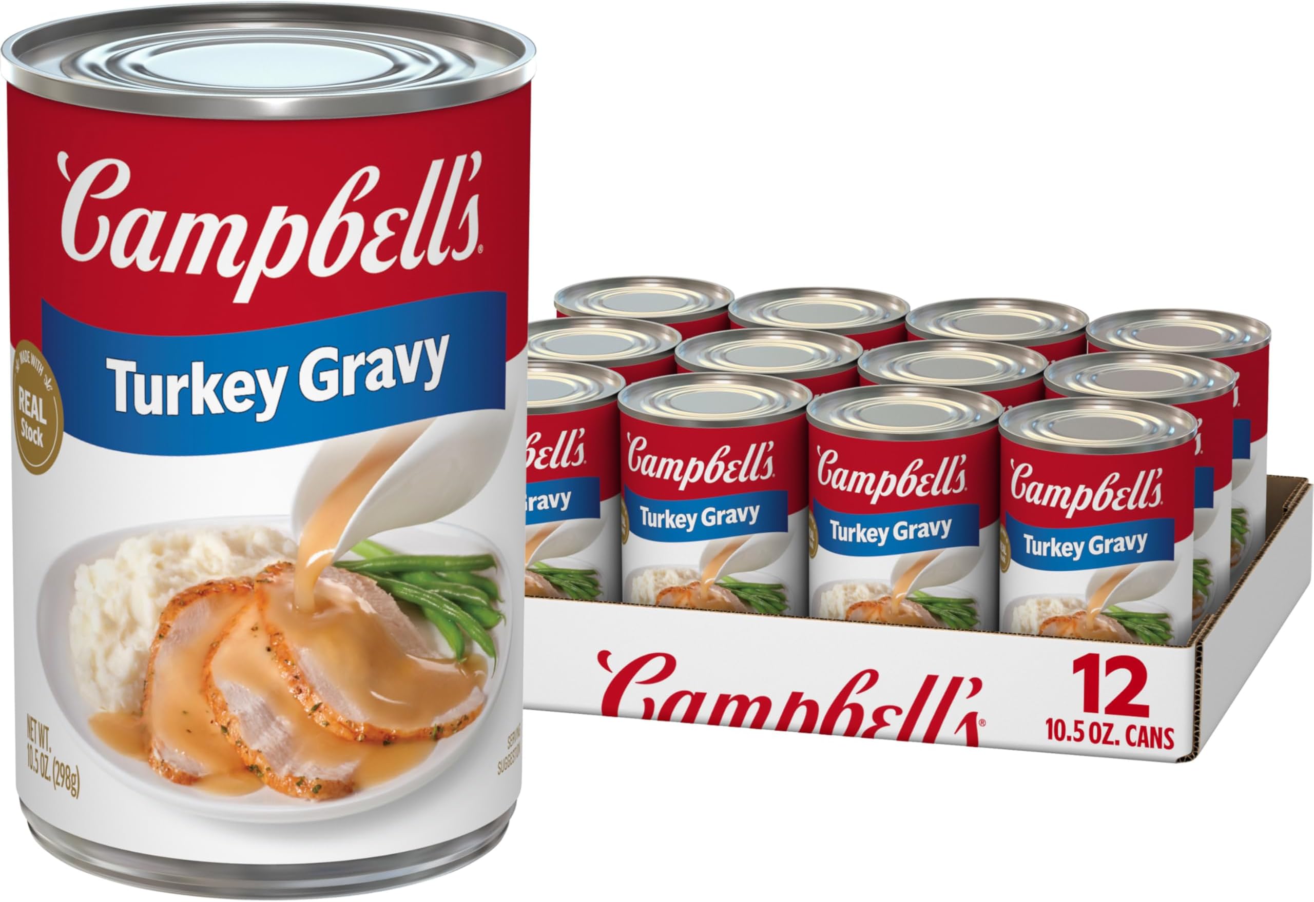 Campbell's Turkey Gravy, 10.5 Ounce Can (Pack of 12)