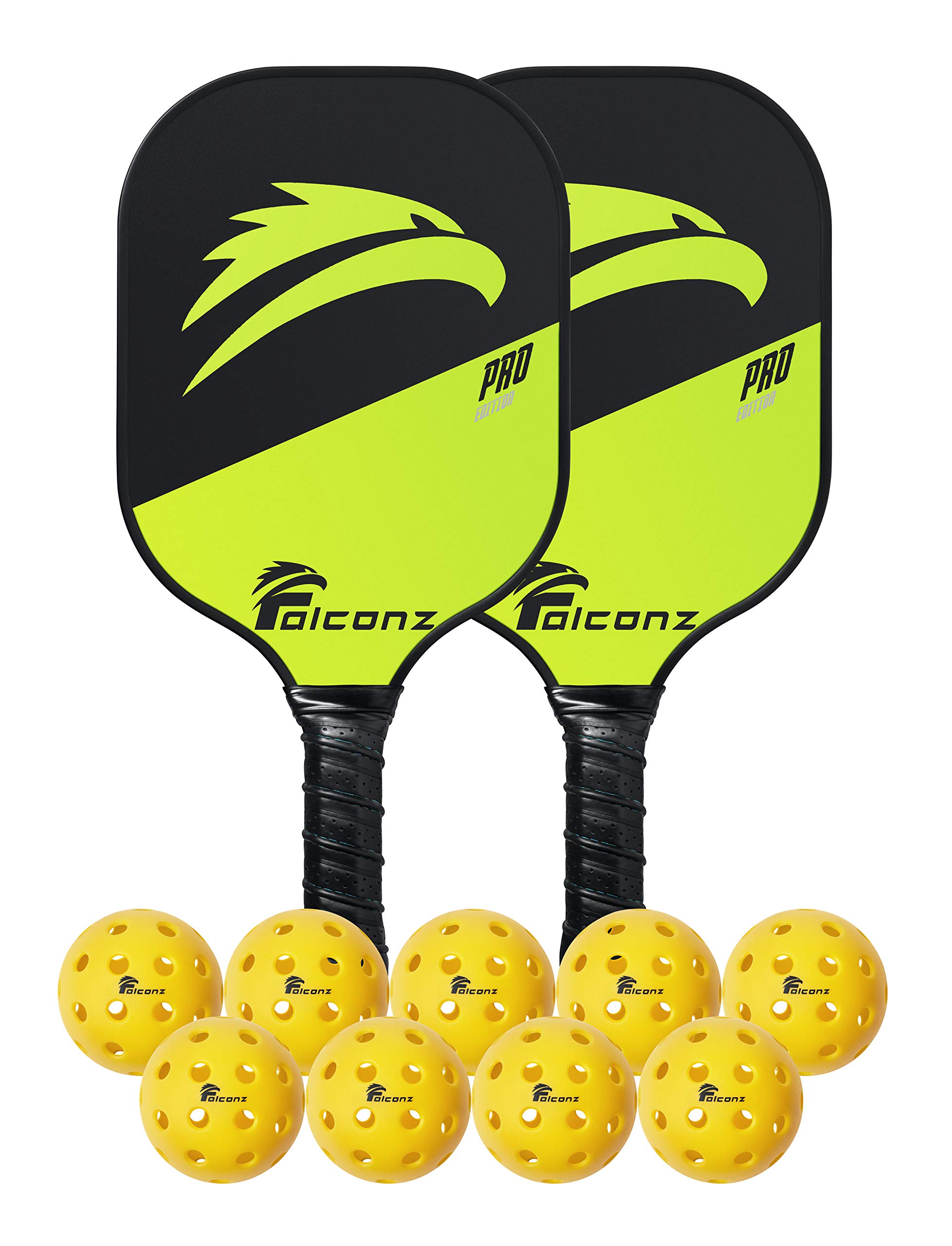 Amazon | Falconz ピックルボールセット 軽量グラファイトパドル
