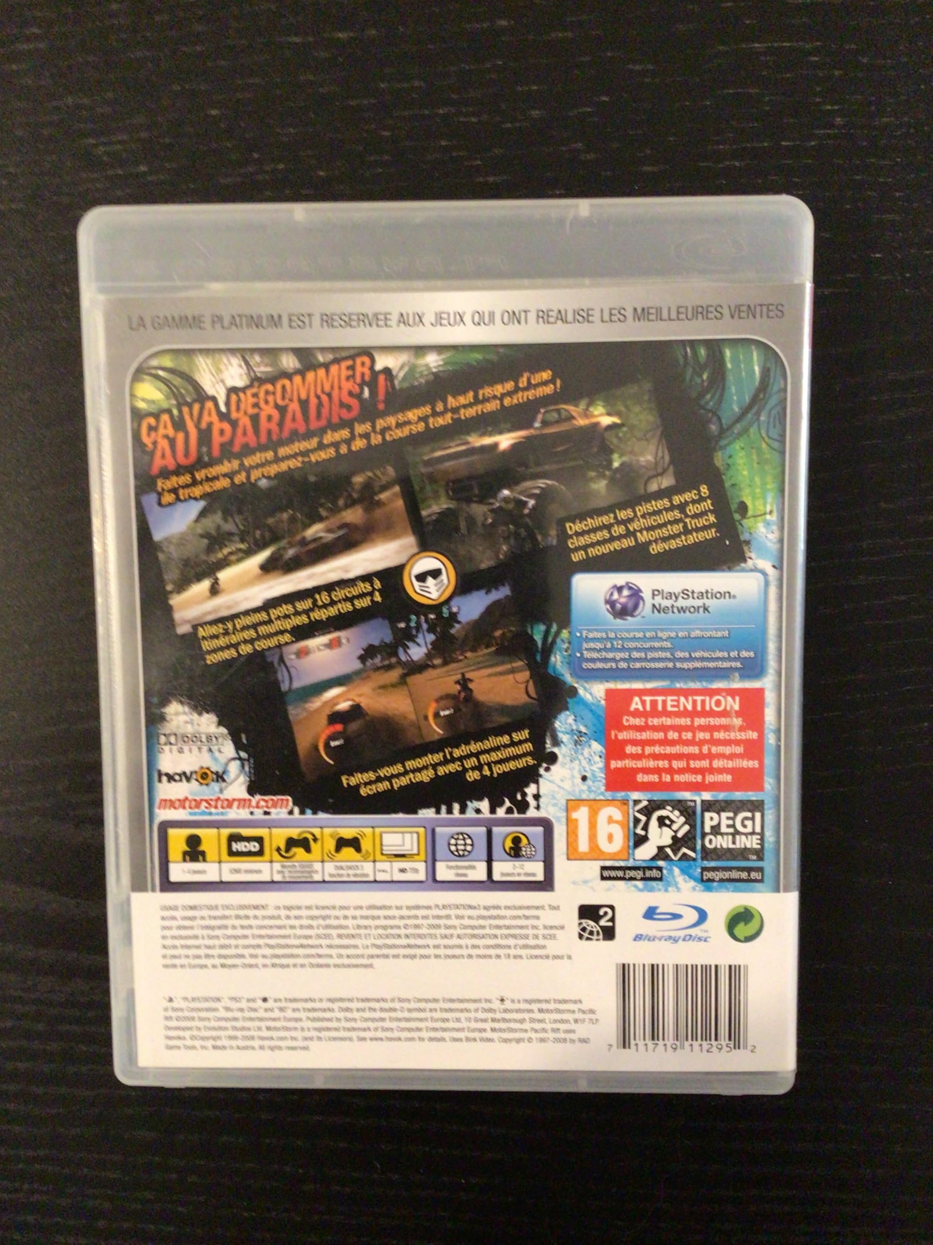 MOTORSTORM PACIFIC RIFT / JEU CONSOLE PS3 - Jeux vidéo