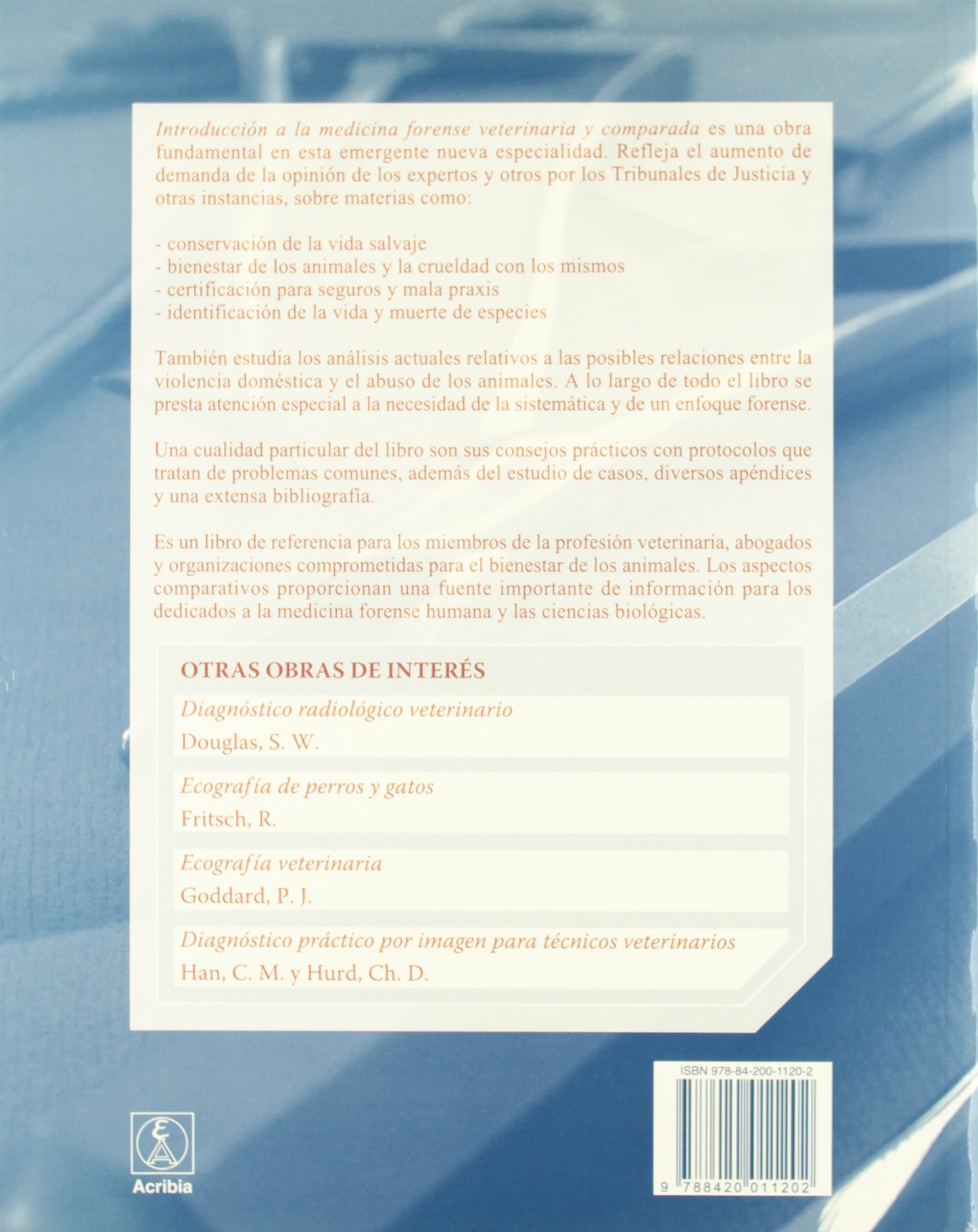 Introducción a la medicina forense veterinaria y comparada (SIN COLECCION)