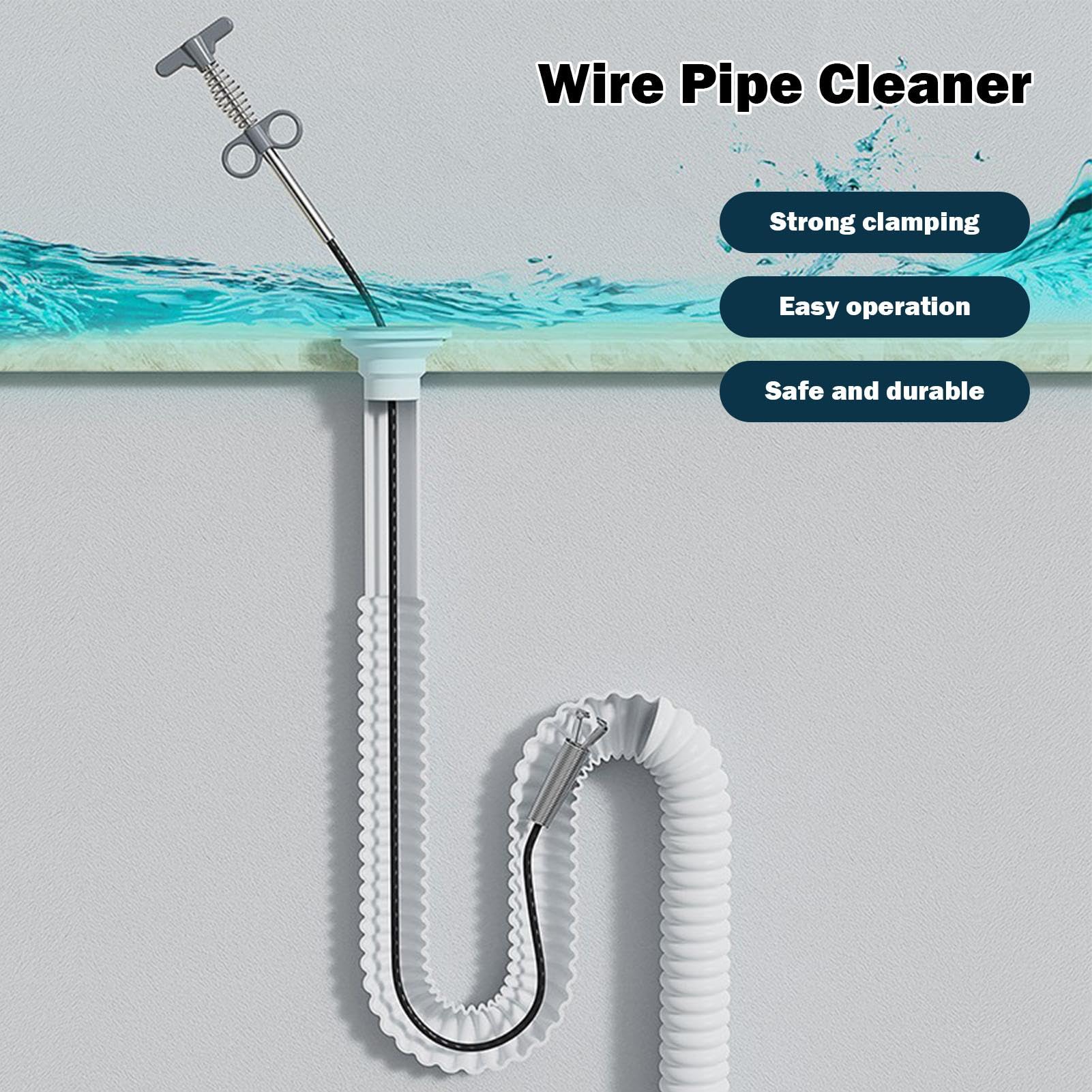 Snake Per Sbloccare Scarichi - Strumento Rimozione Capelli, Flessibile, Per Lavandini E Docce - Foto 4