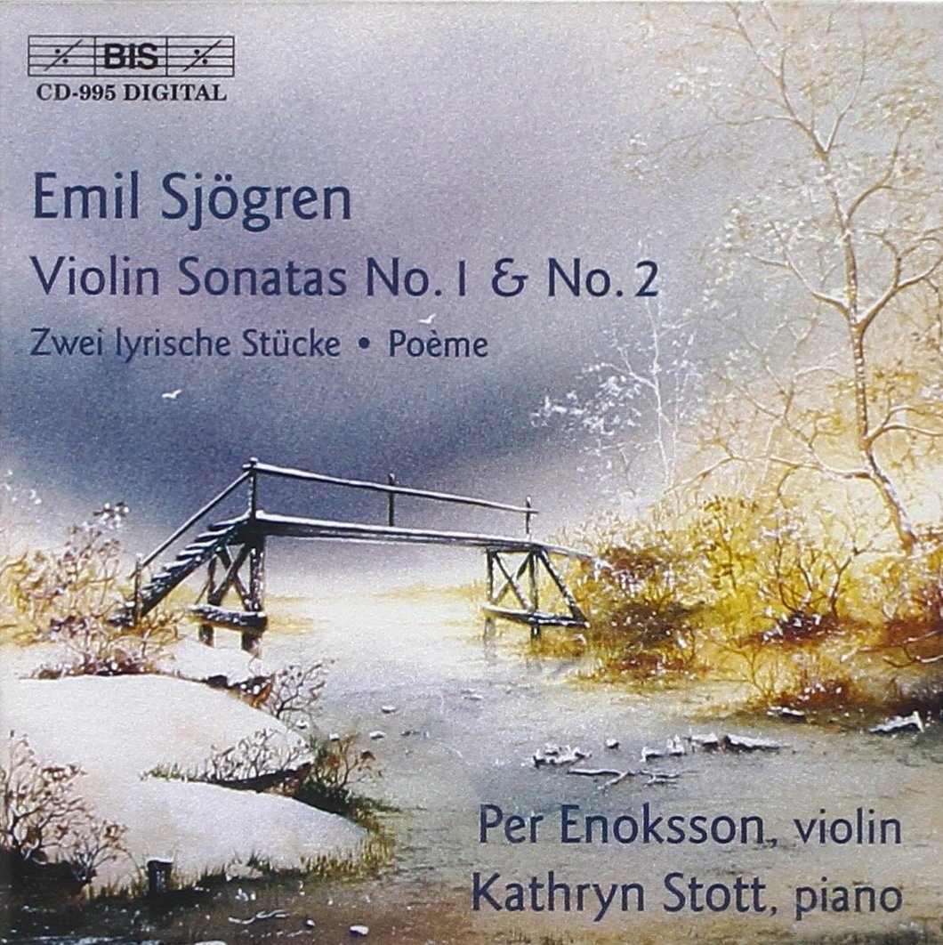 Enoksson / Stott Sjogren / Violin Sonatas Nos 1 & 2 CD New 7318590009956