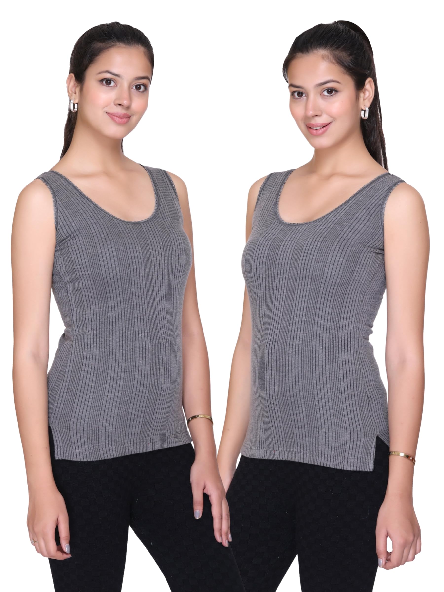 himyug Womens Winter wear Woollen Sleeveless Thermal top Pack of 2-picture-22