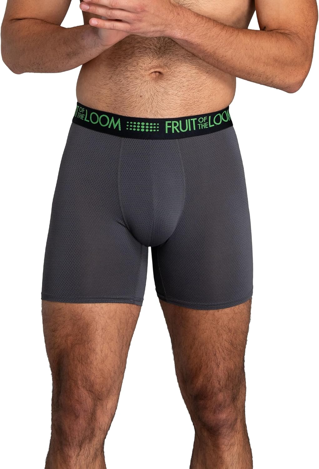 Fruit of the Loom mens Men's Breathable Boxer Briefs, Moisture Wicking Underwear, Assorted Color Multipacks - Image 2