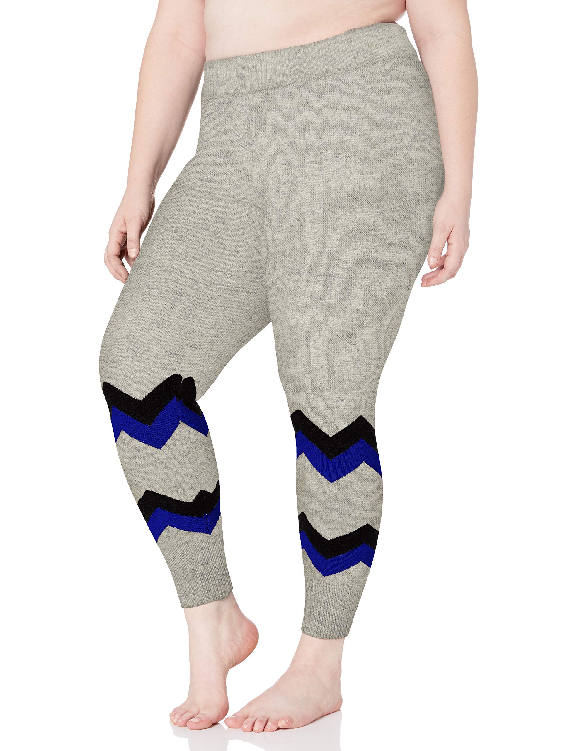 Hottotties Women's Plus Size Sweater Legging, Mix Grey, 3X