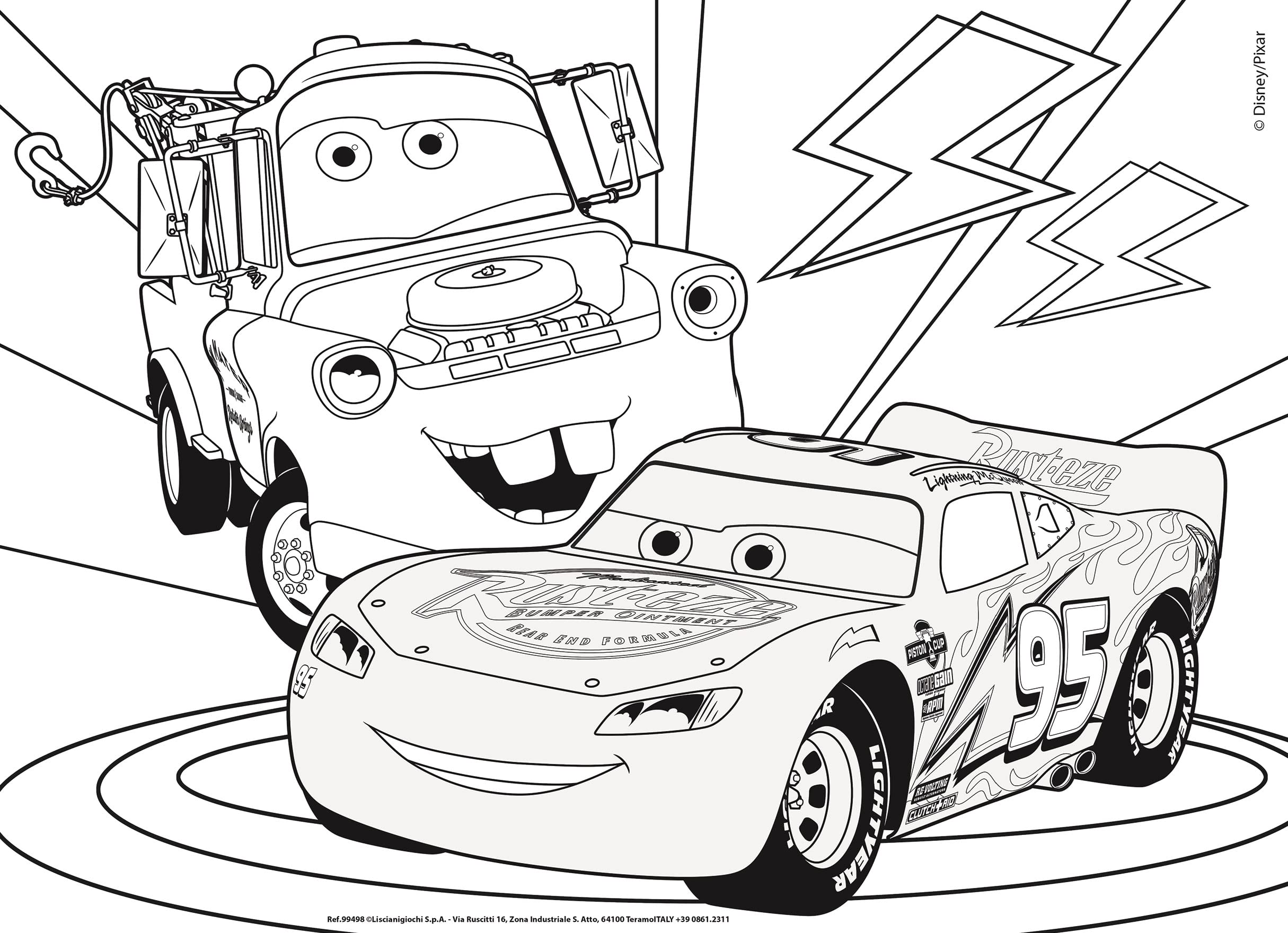 Lisciani Giochi Disney Puzzle DF M-Plus 24 Cars, 99498